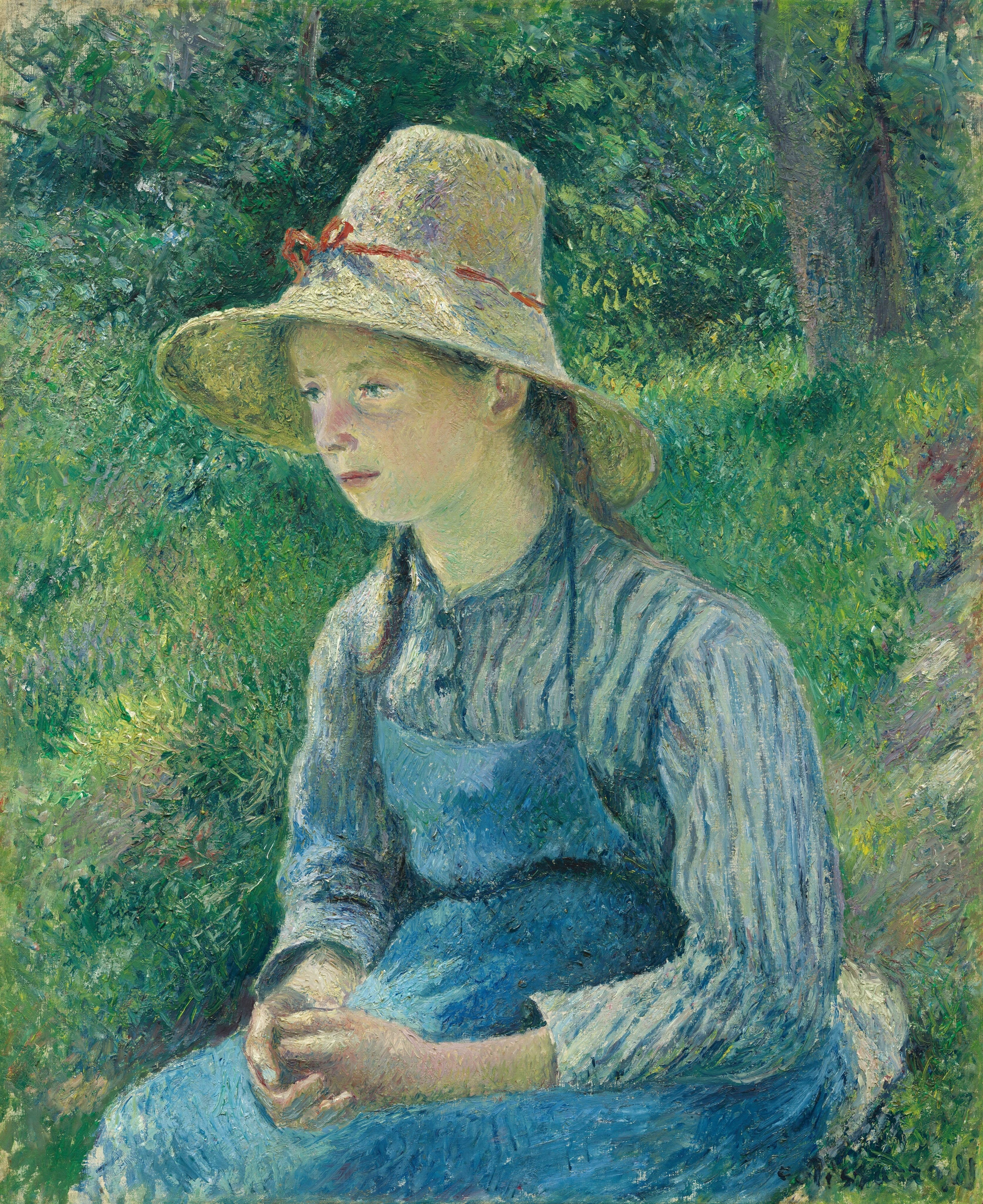 Peasant Girl With A Straw Hat 1970.17.52
