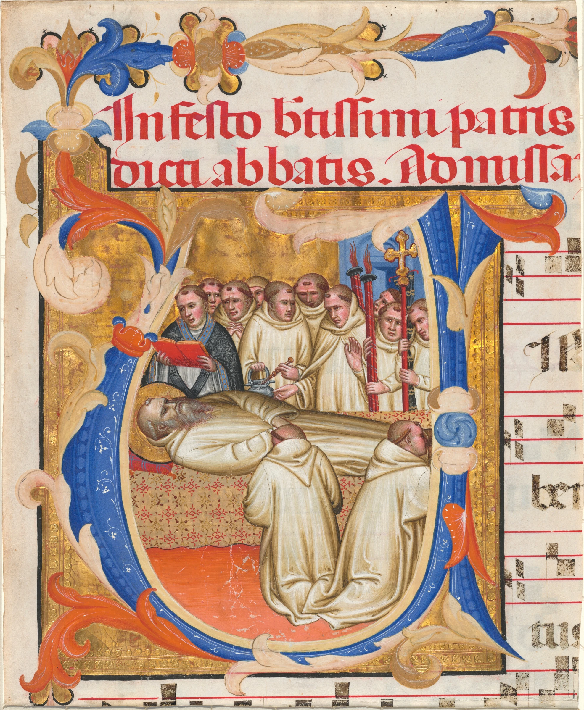 death of saint benedict 1946.21.13