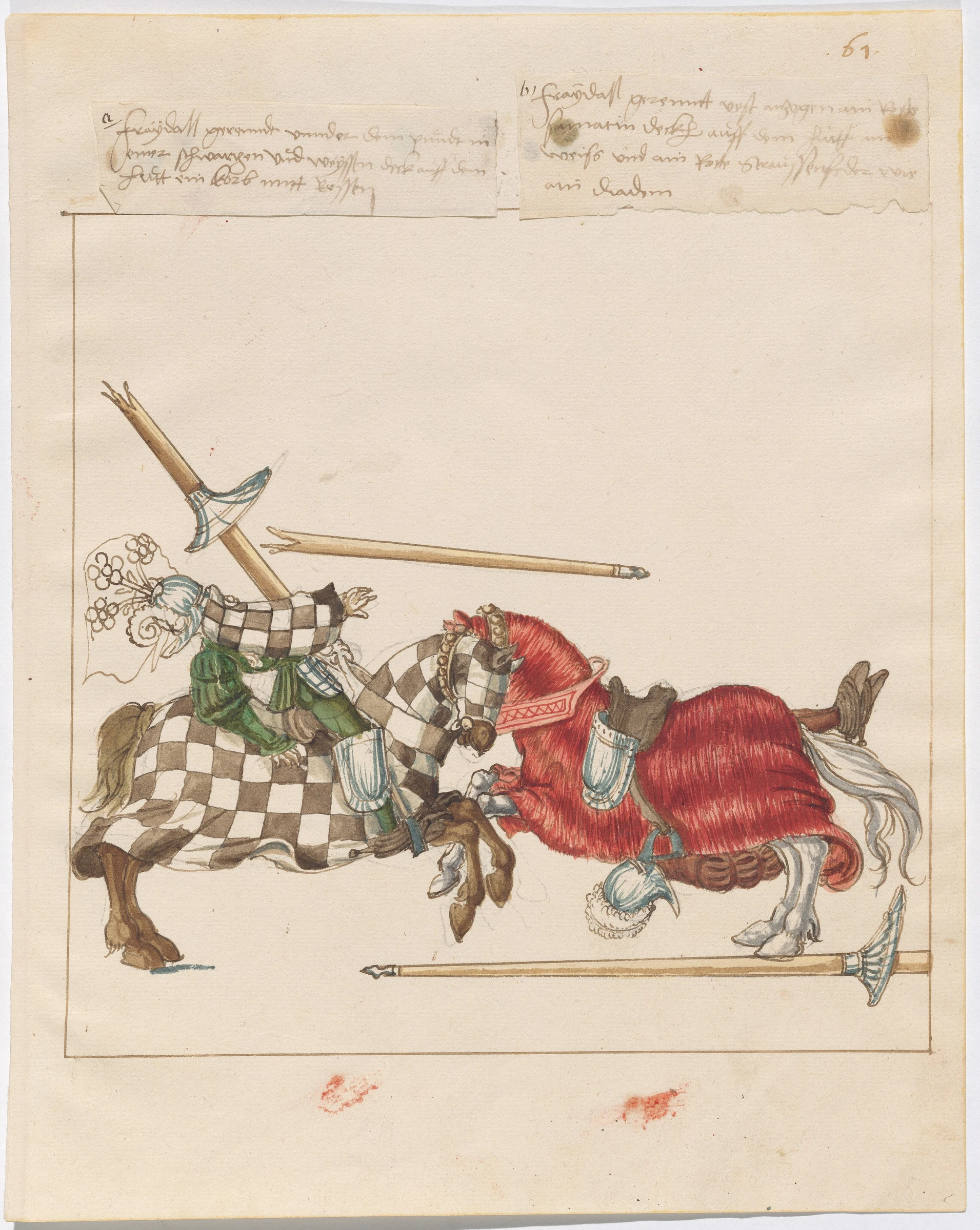 mock joust of war with fixed shields 1943.3.4465