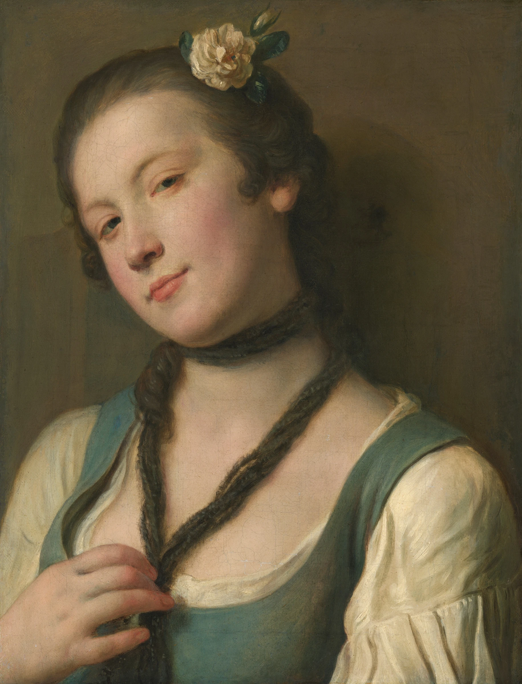 A Girl With A Flower In Her Hair 1939.1.108