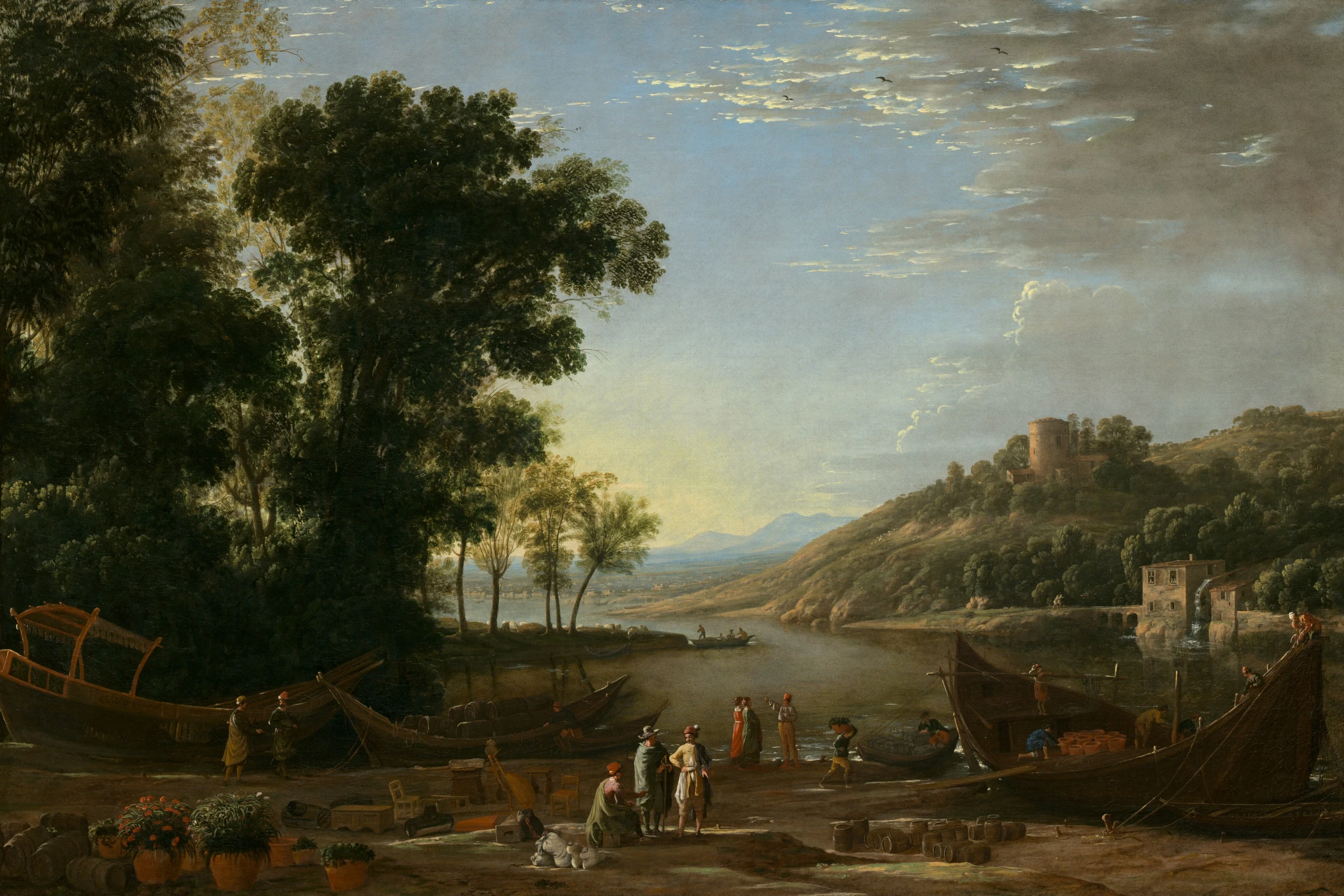 Landscape With Merchants 1952.5.44