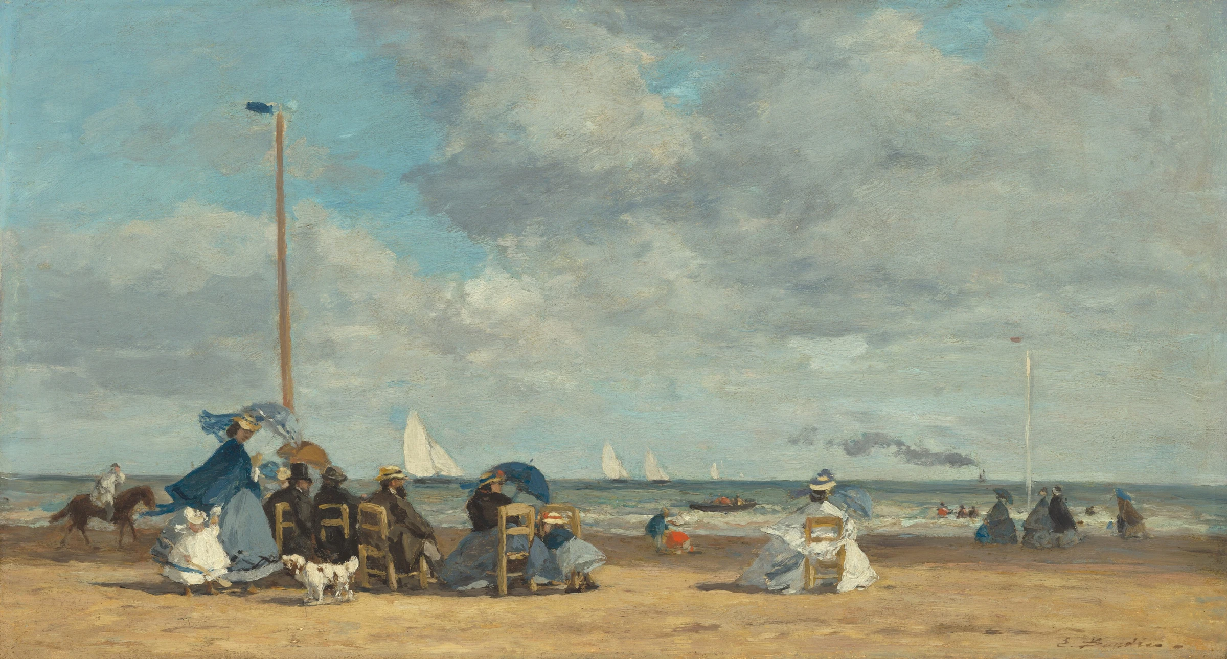 Beach At Trouville 1970.17.12