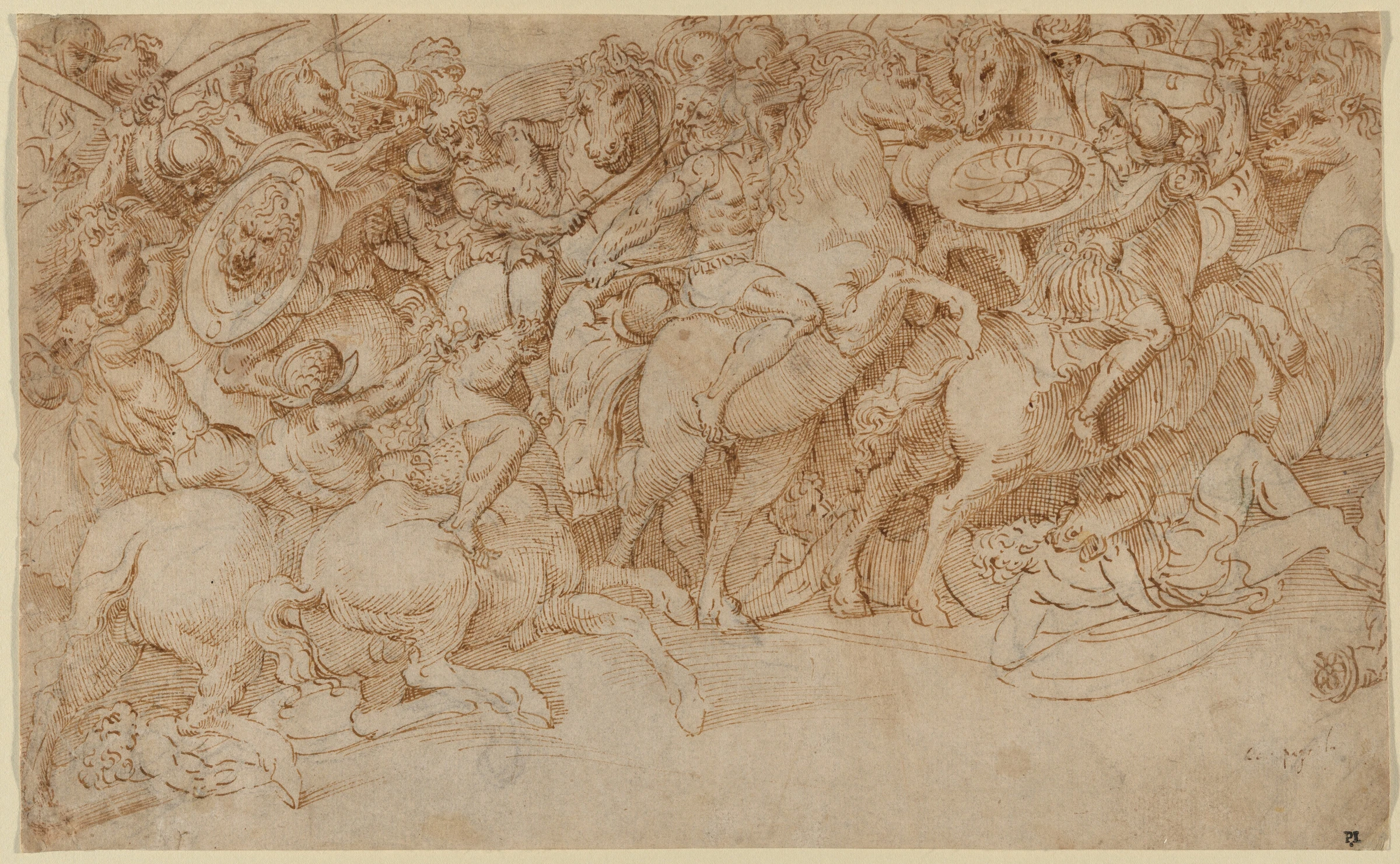a battle on horseback 2022.75.2