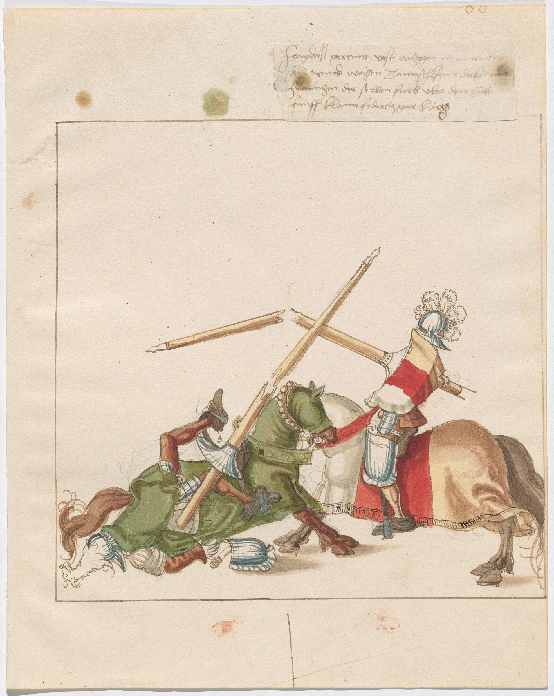 mock joust of war with fixed shields 1943.3.4464