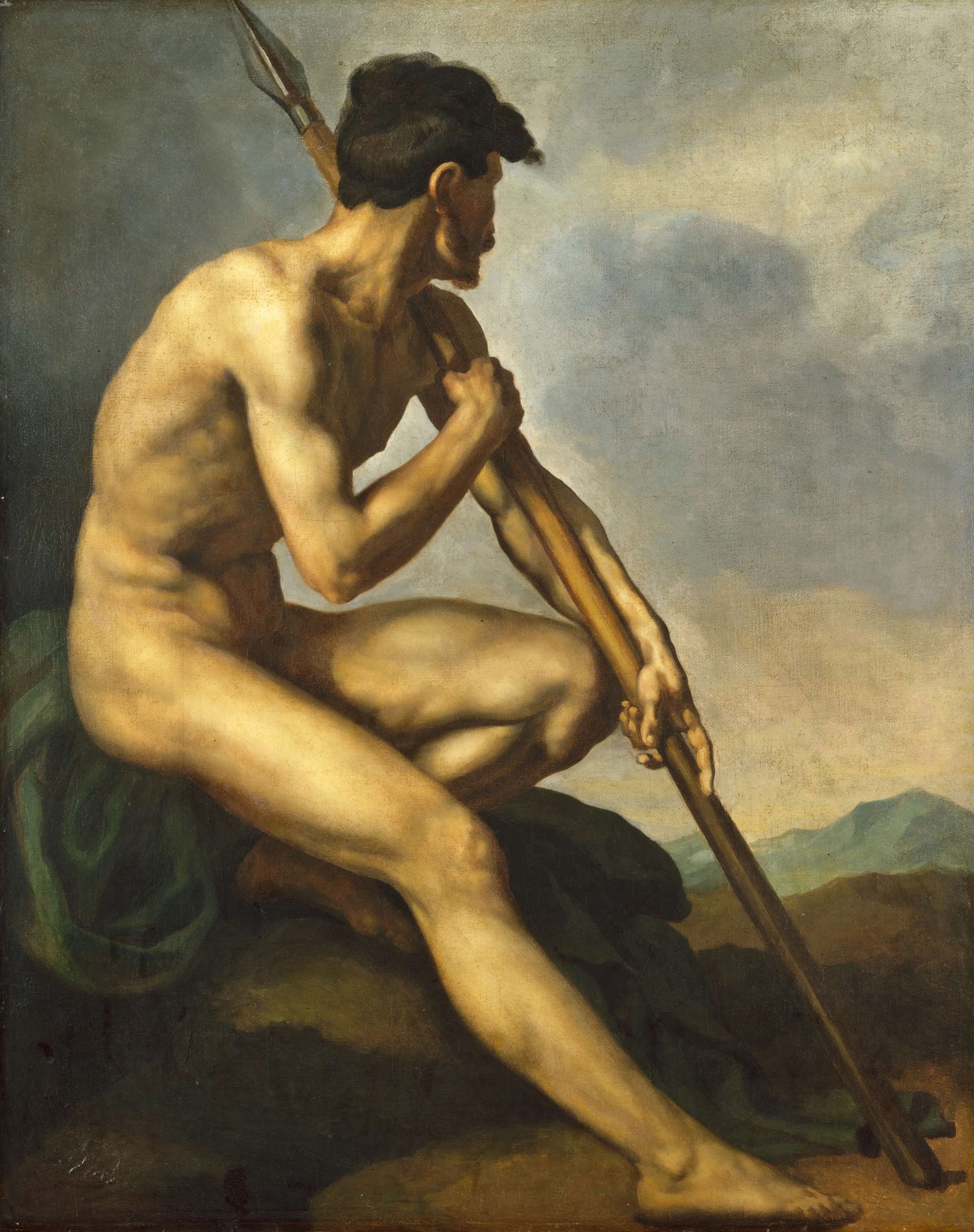 Nude Warrior With A Spear 1963.10.29