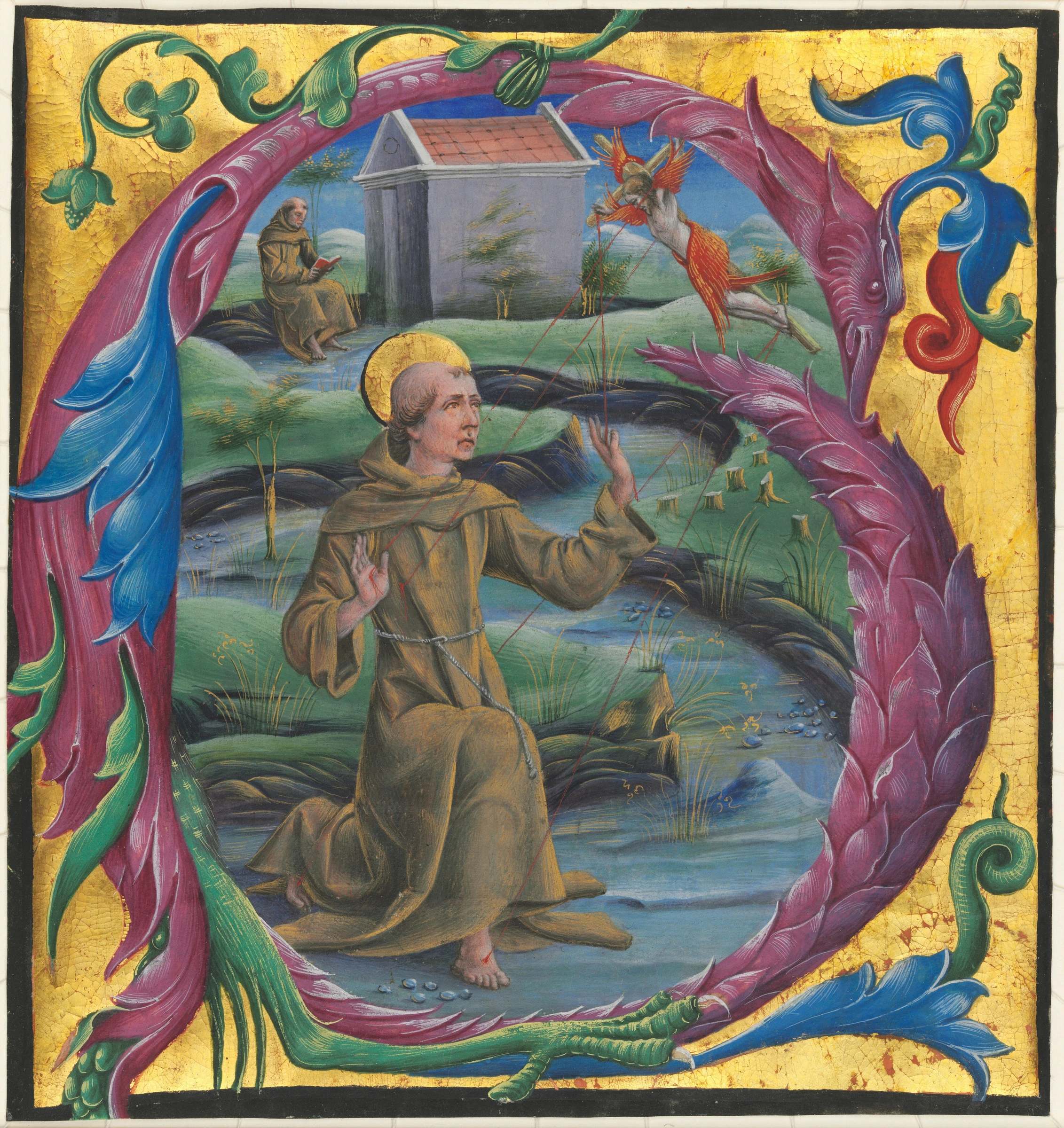 saint francis receiving the stigmata 1946.21.14