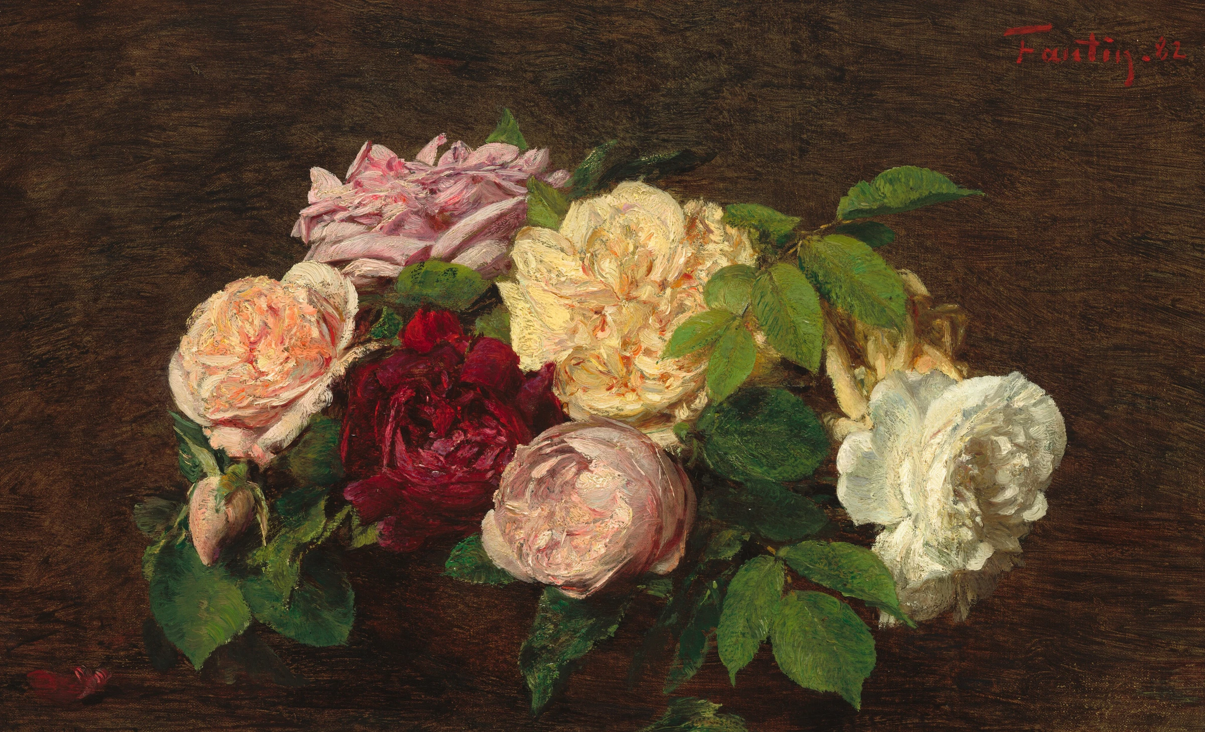 Em Roses De Nice Em On A Table 2004.110.4