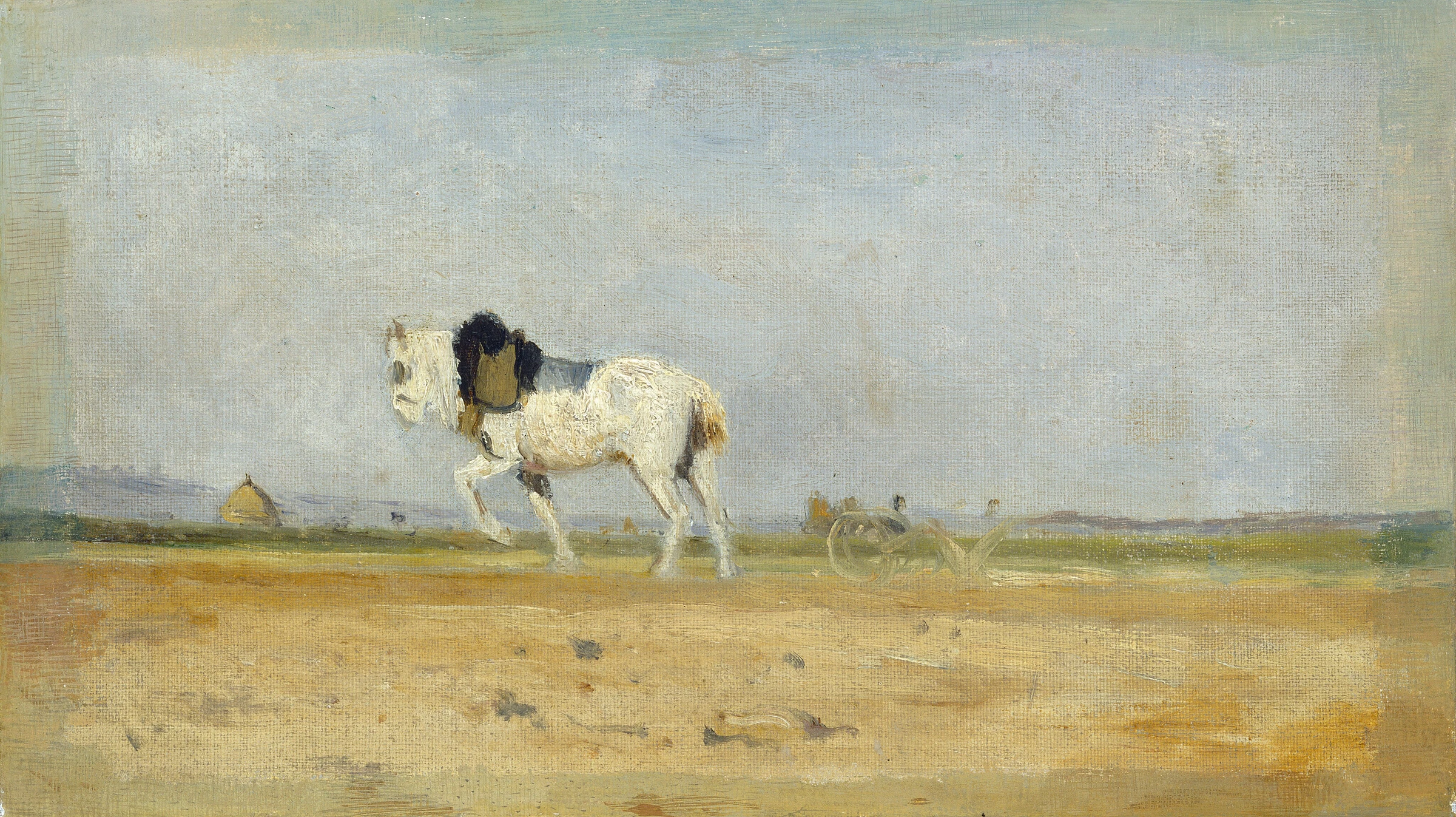 A Plow Horse In A Field 1994.59.8