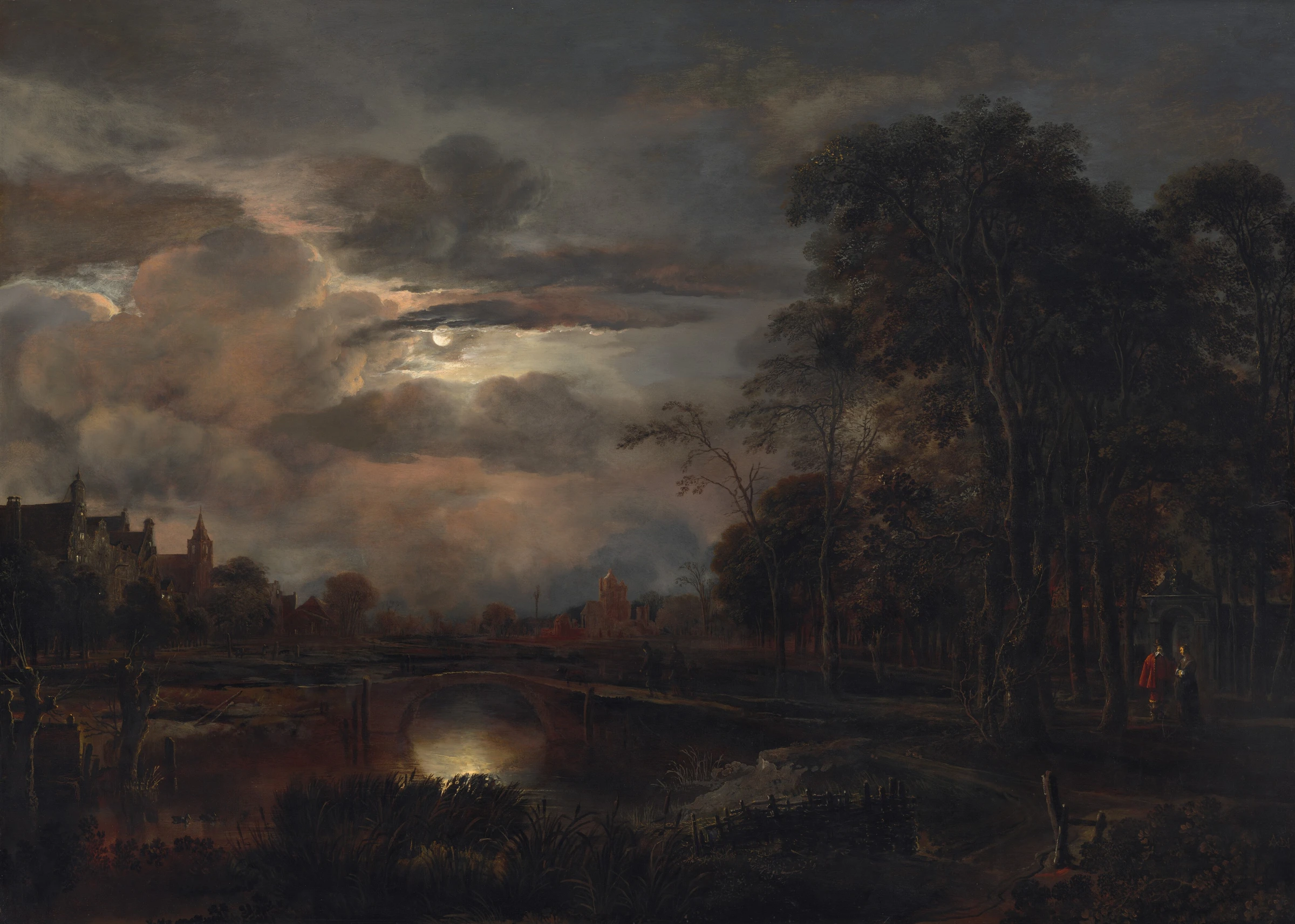 Moonlit Landscape With Bridge 1990.6.1