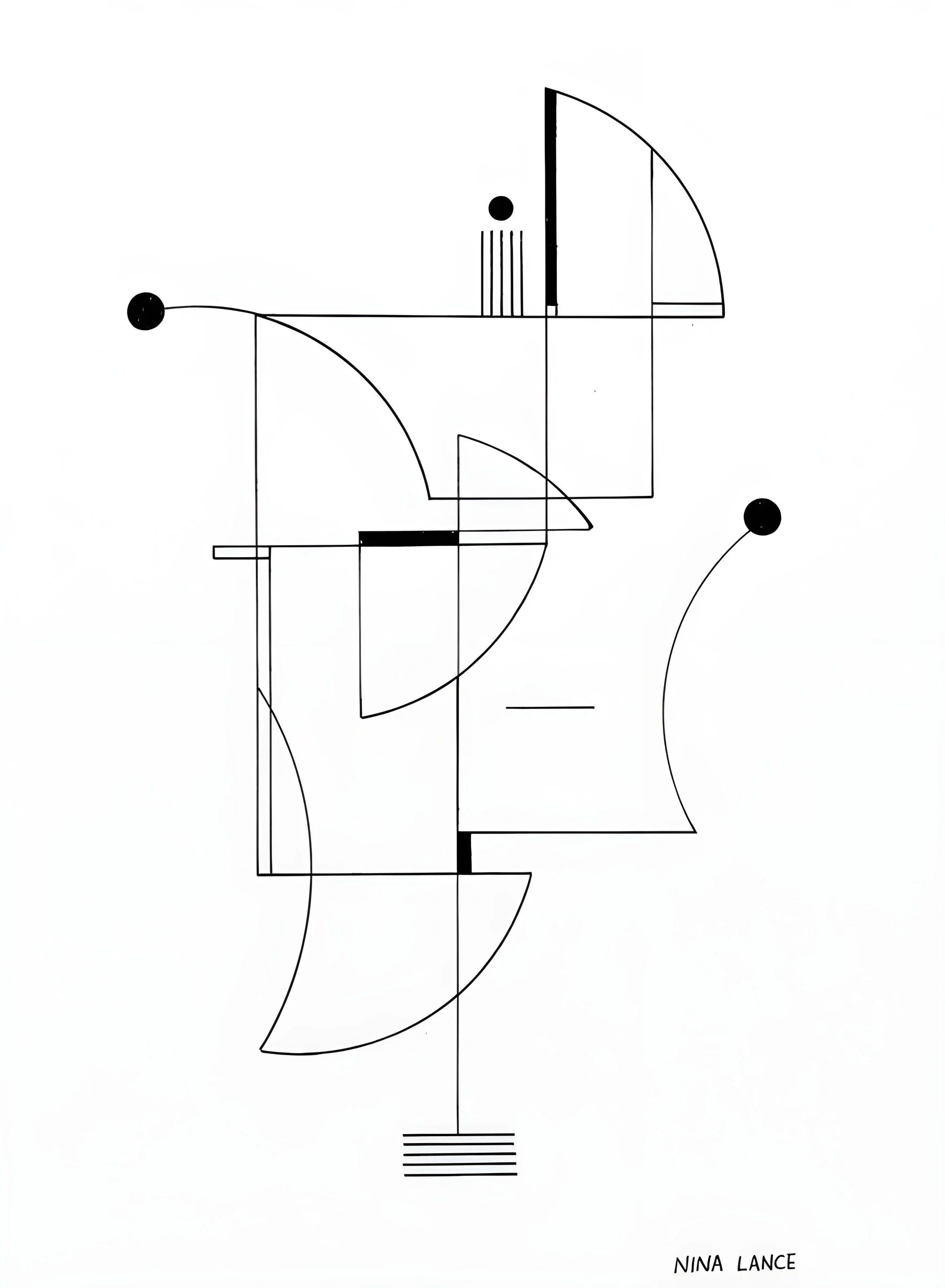 Sparse Geometric Line Arrangement