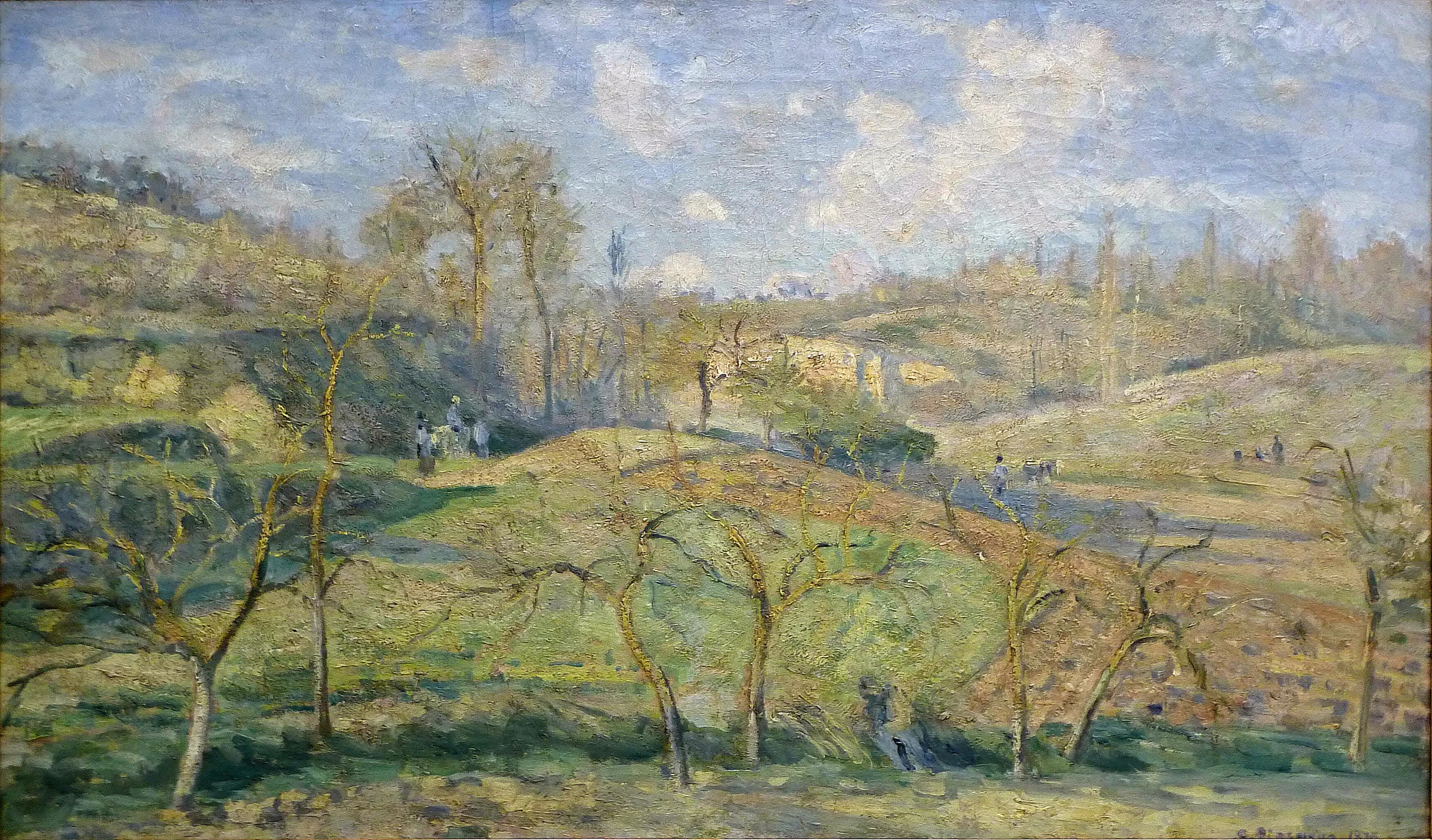 March Sun, Pontoise, 1875