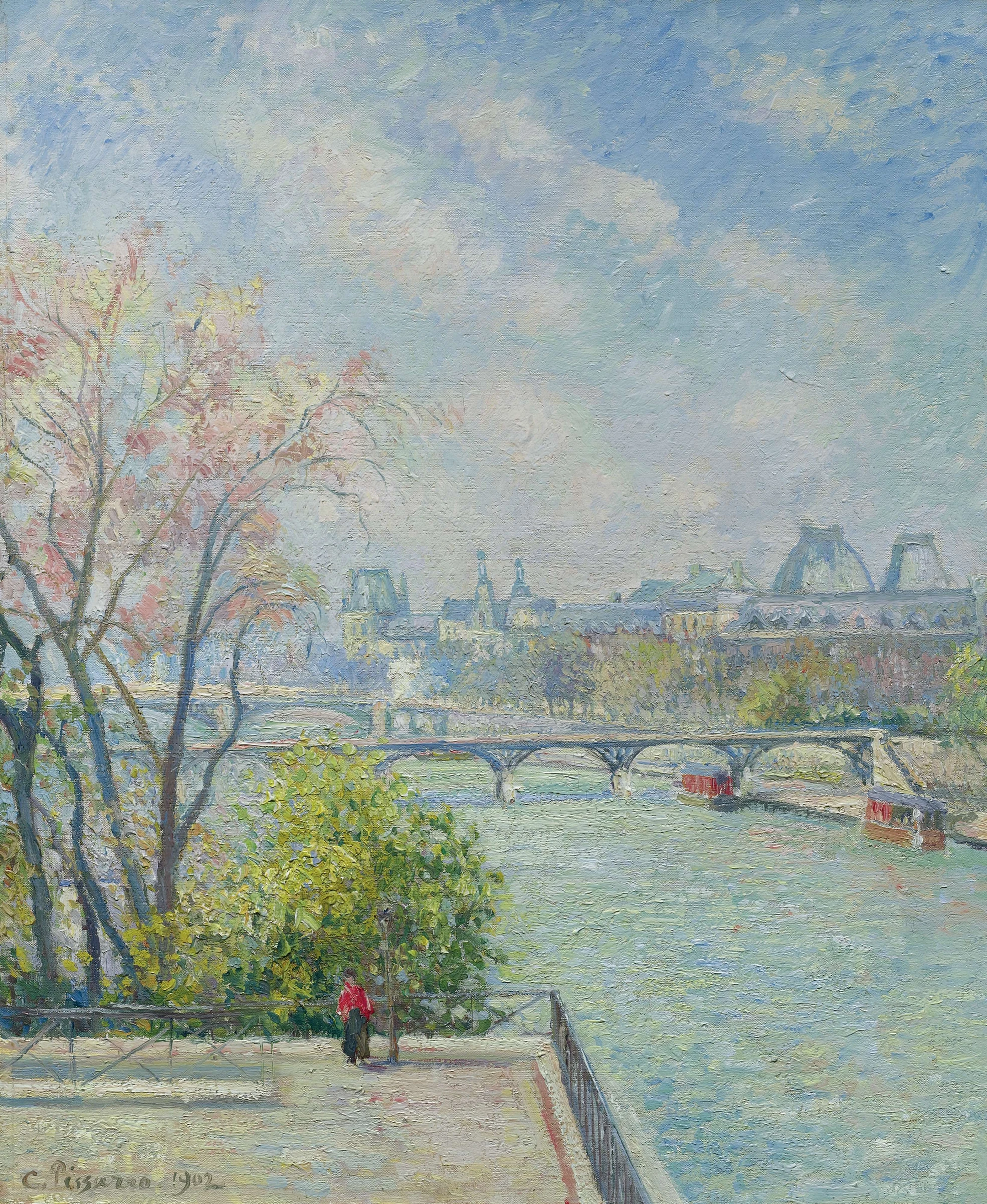 The Louvre, Morning, Spring, 1902