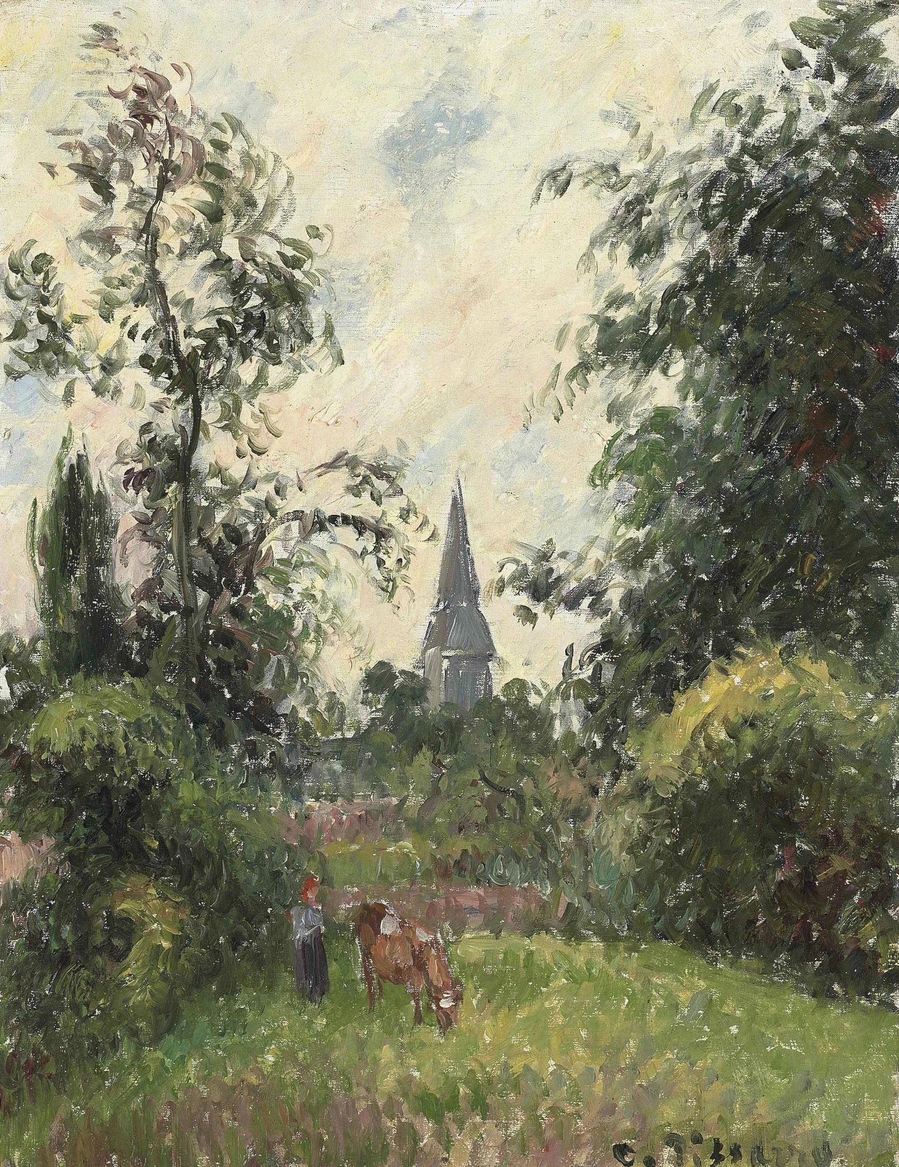 The Bazincourt Steeple, 1895