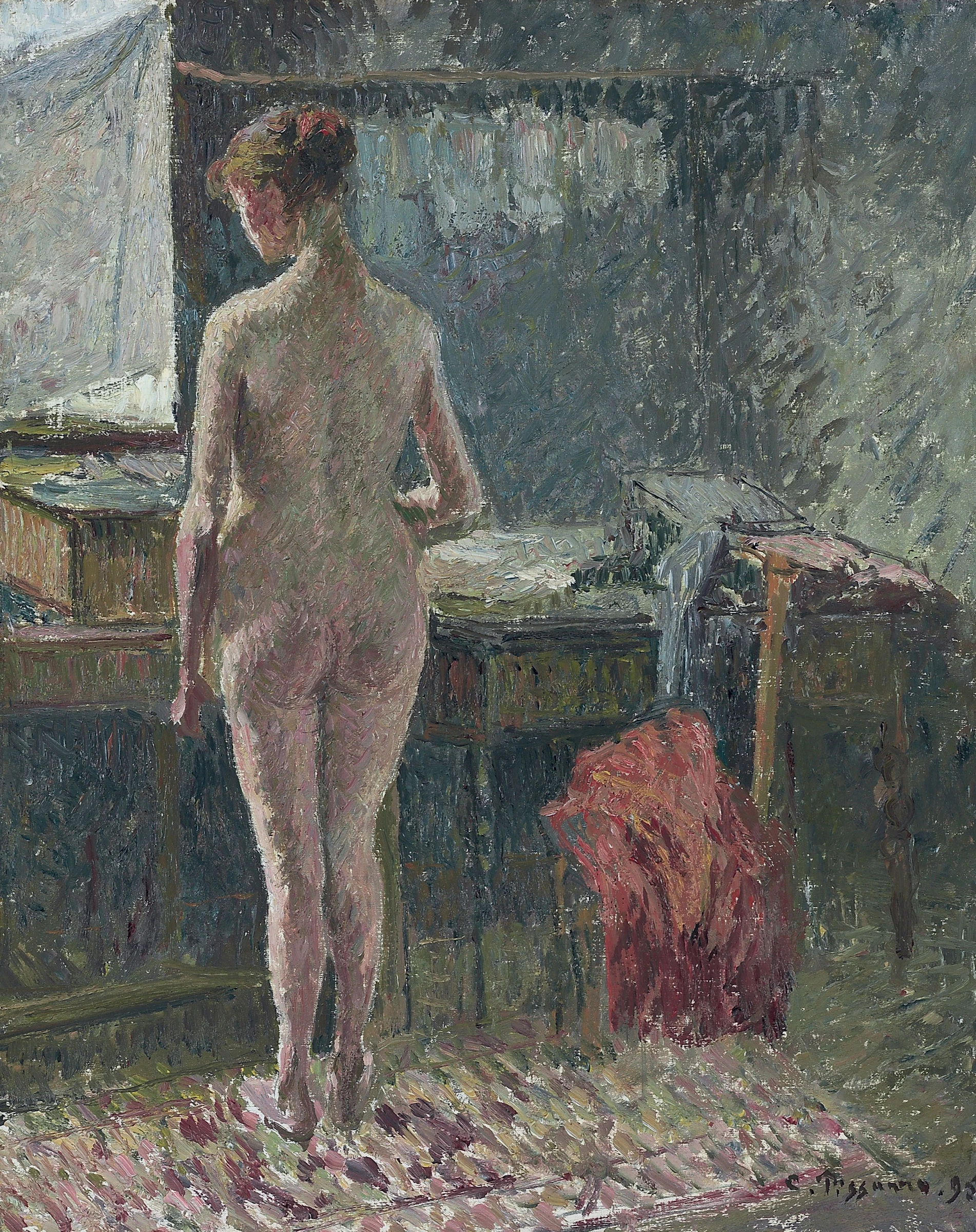 Female Nude at the Interior, 1895