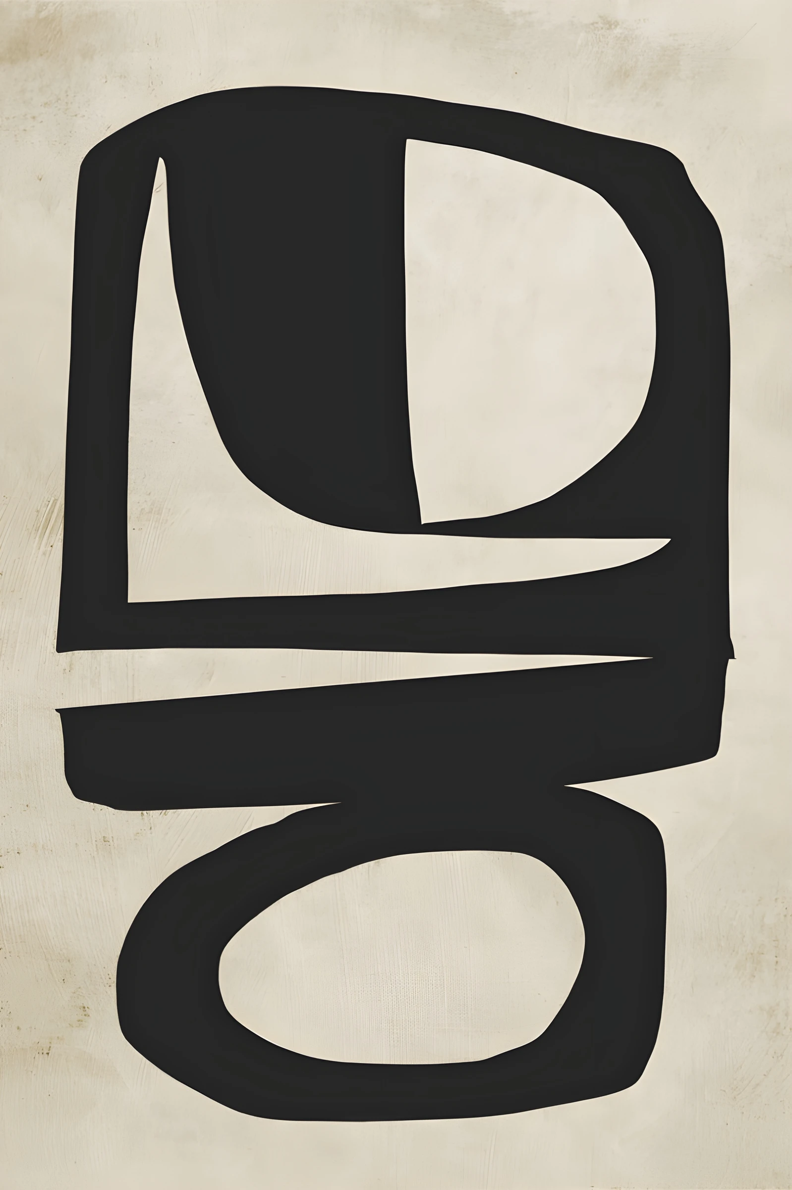 Bold Stacked Rounded Forms