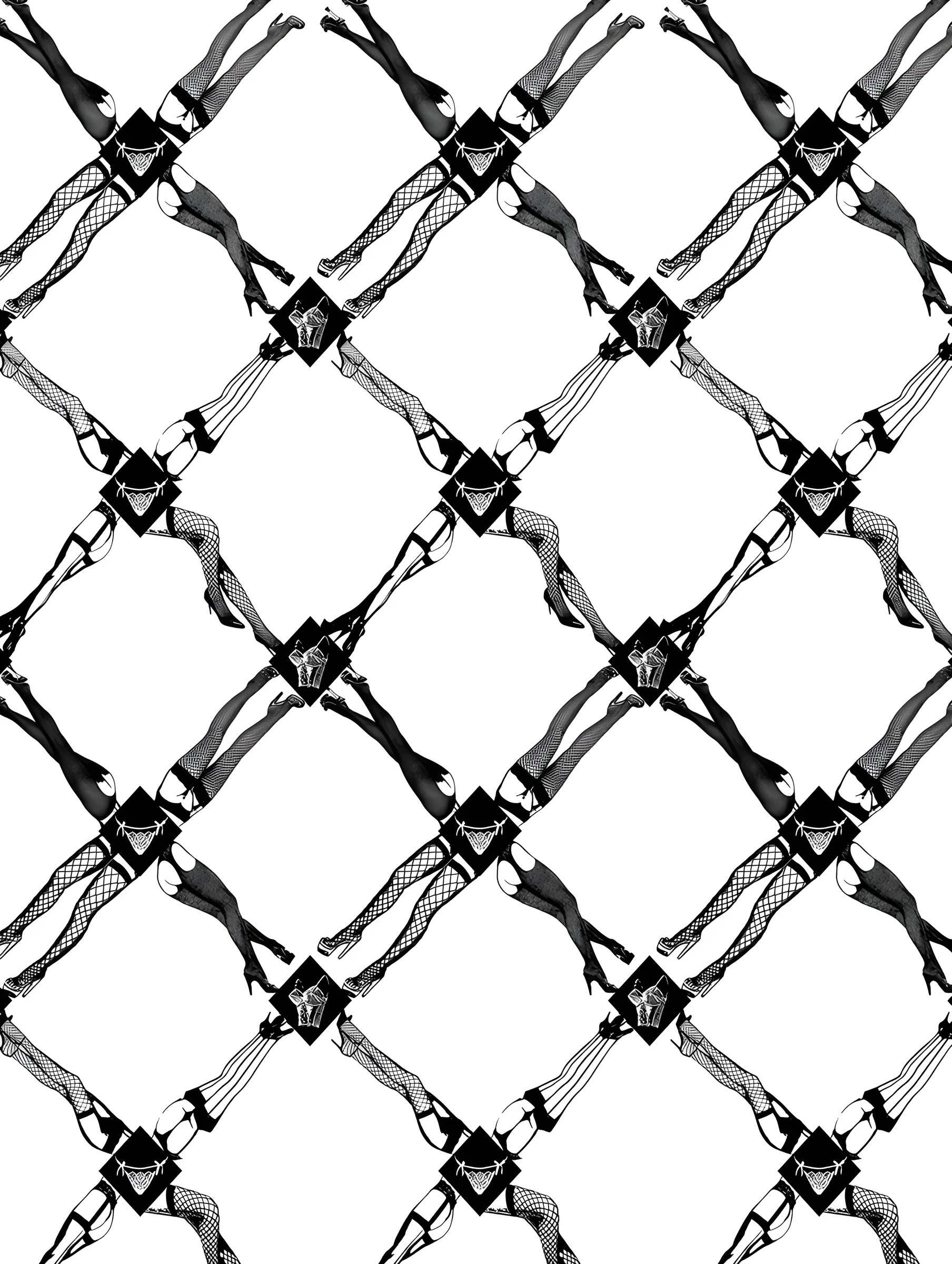 Rough Black Diamond Lattice