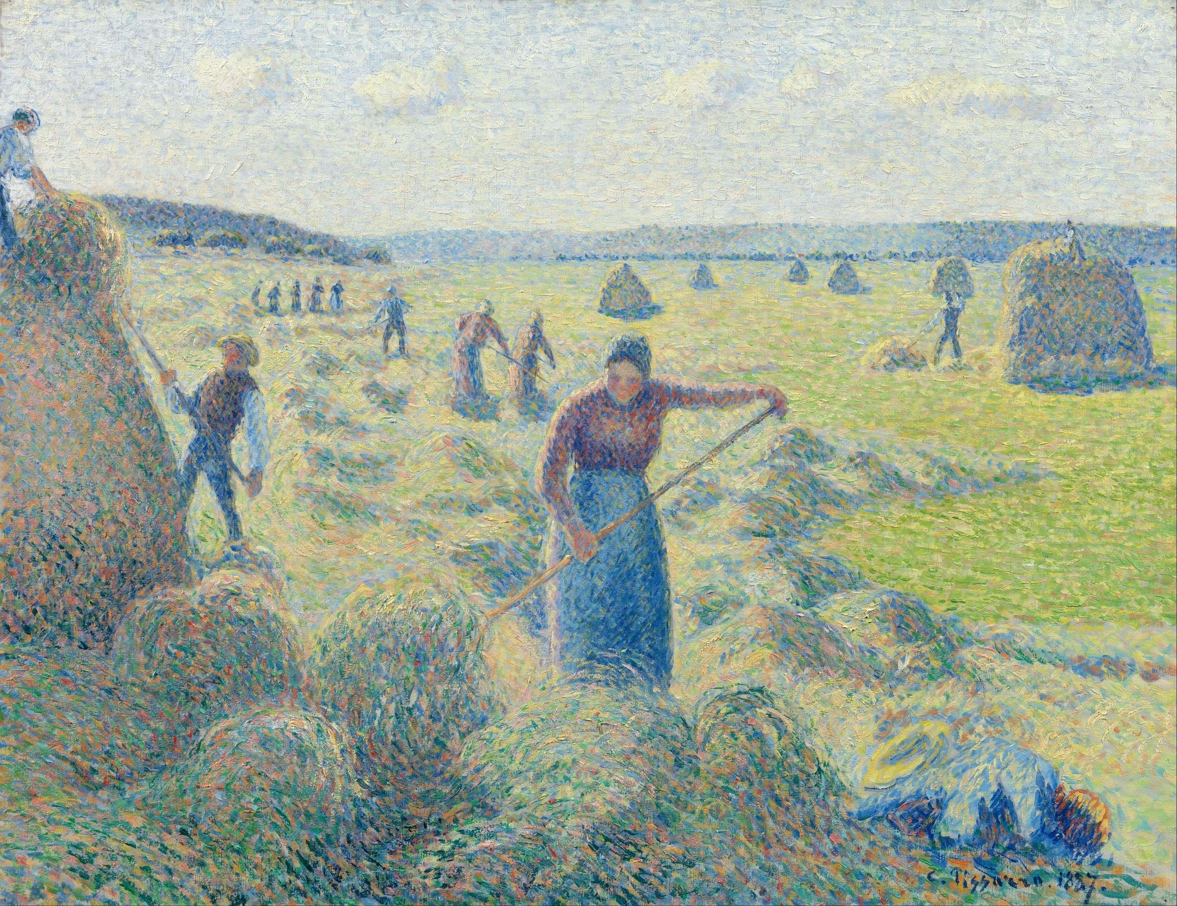 Hay Stacking, 1887