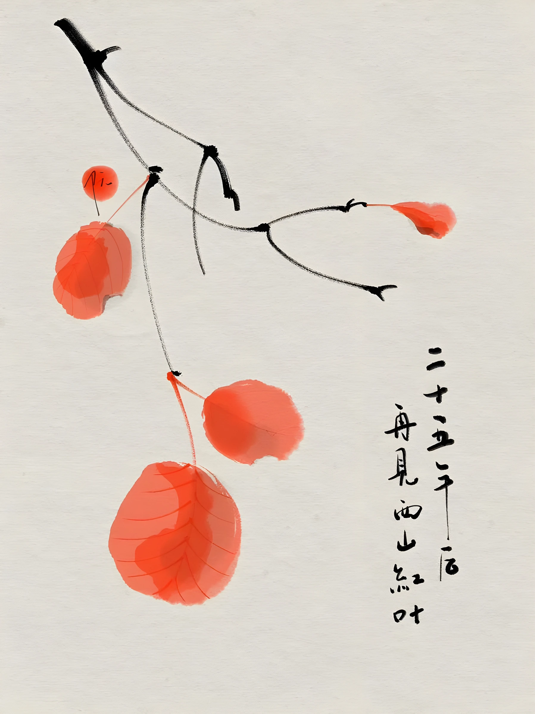 Orange Fruit on a Fine Branch