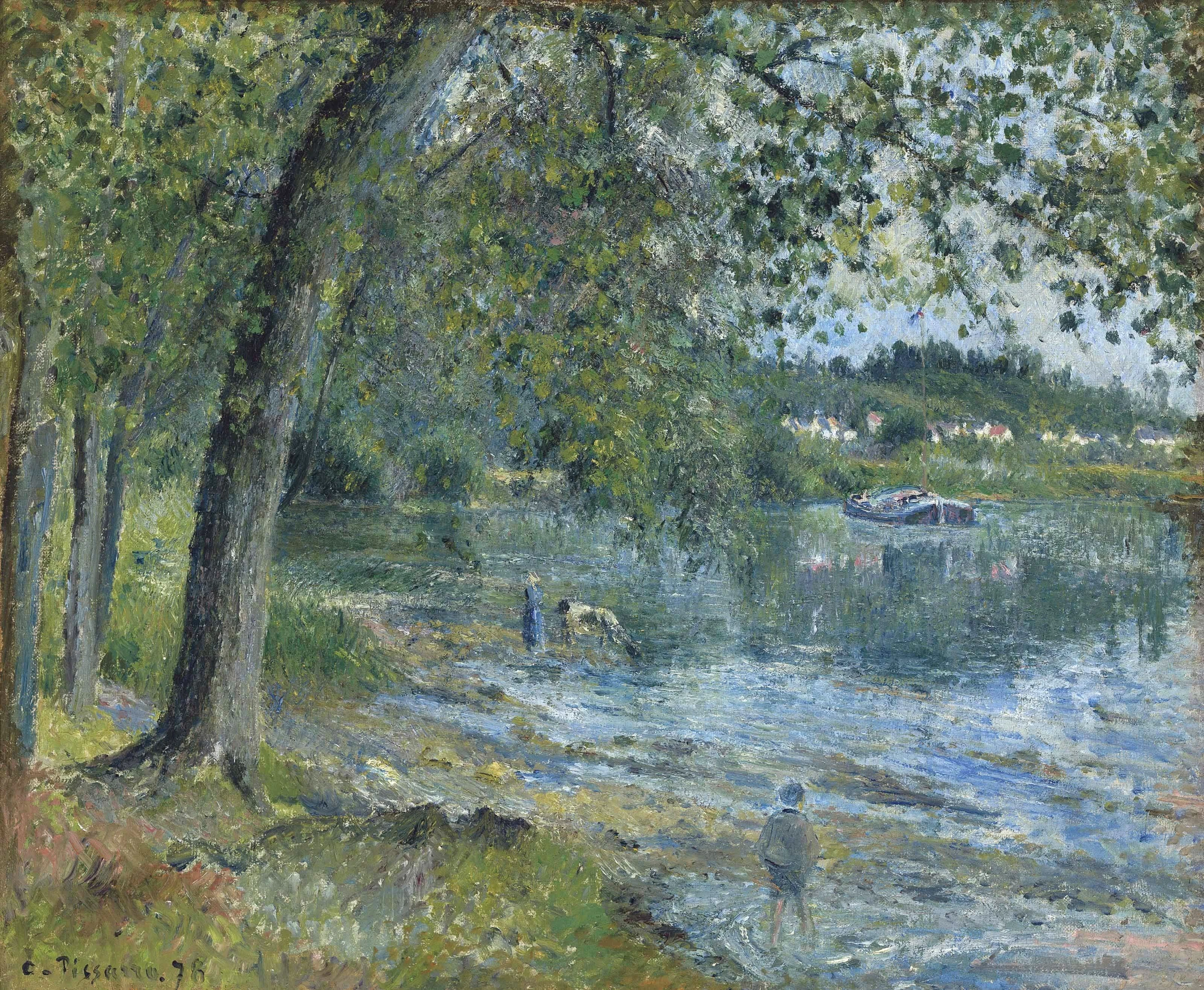 Banks of the Oise at Auvers sur Oise, 1878