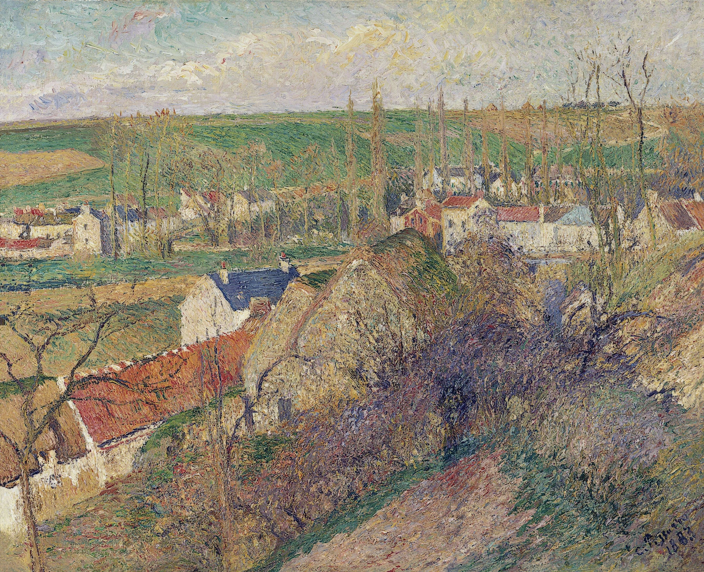 View of Osny near Pontoise, 1883 (version 2)