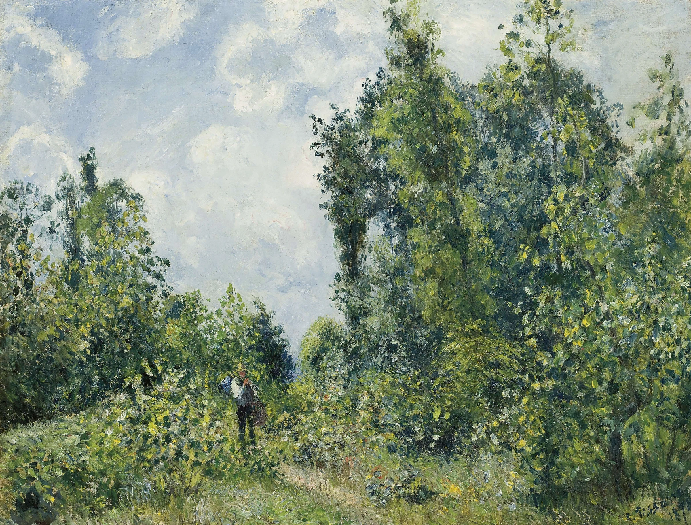 Wanderer Going by the Wood, 1887