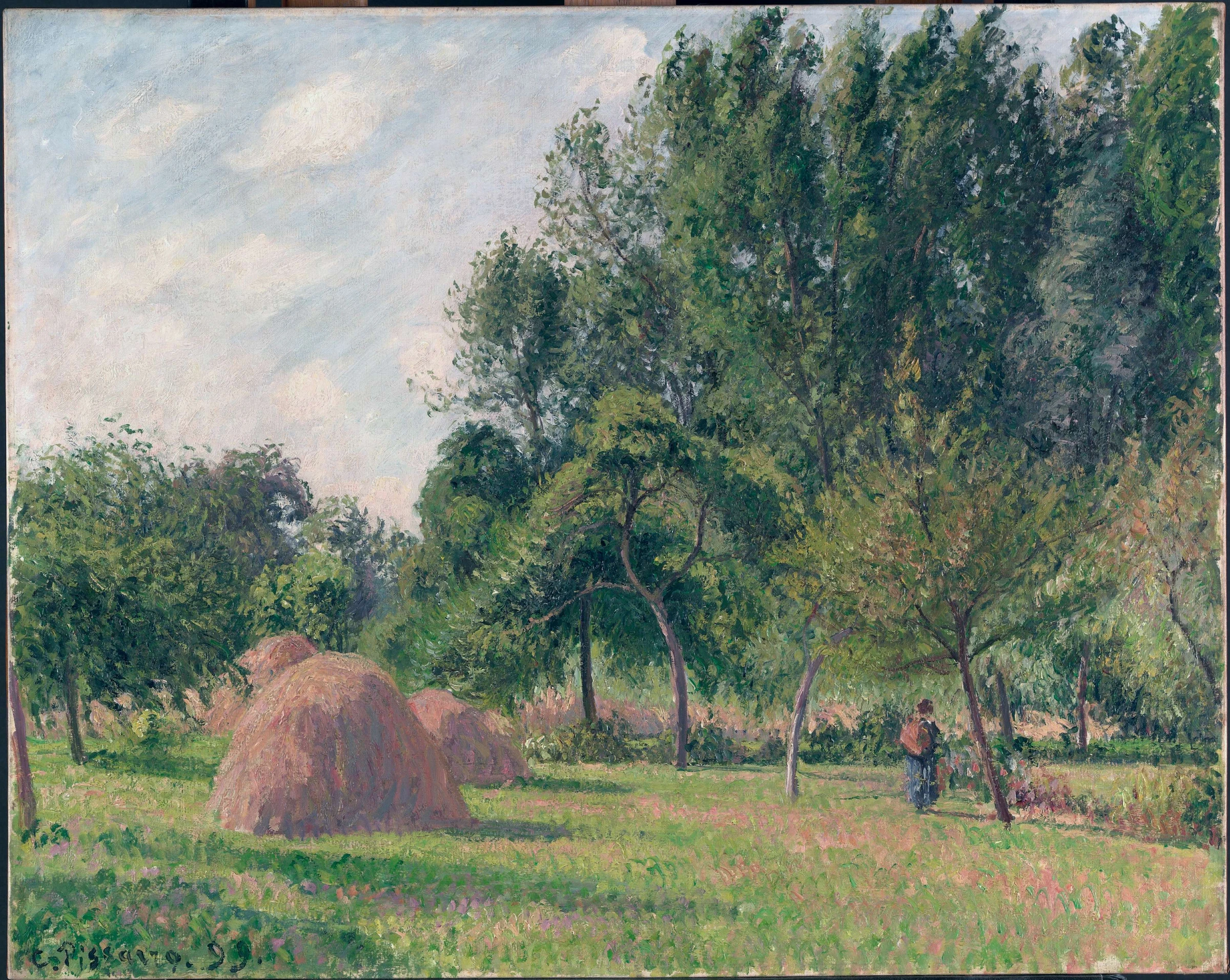 Haystacks, Morning, Eragny, 1899