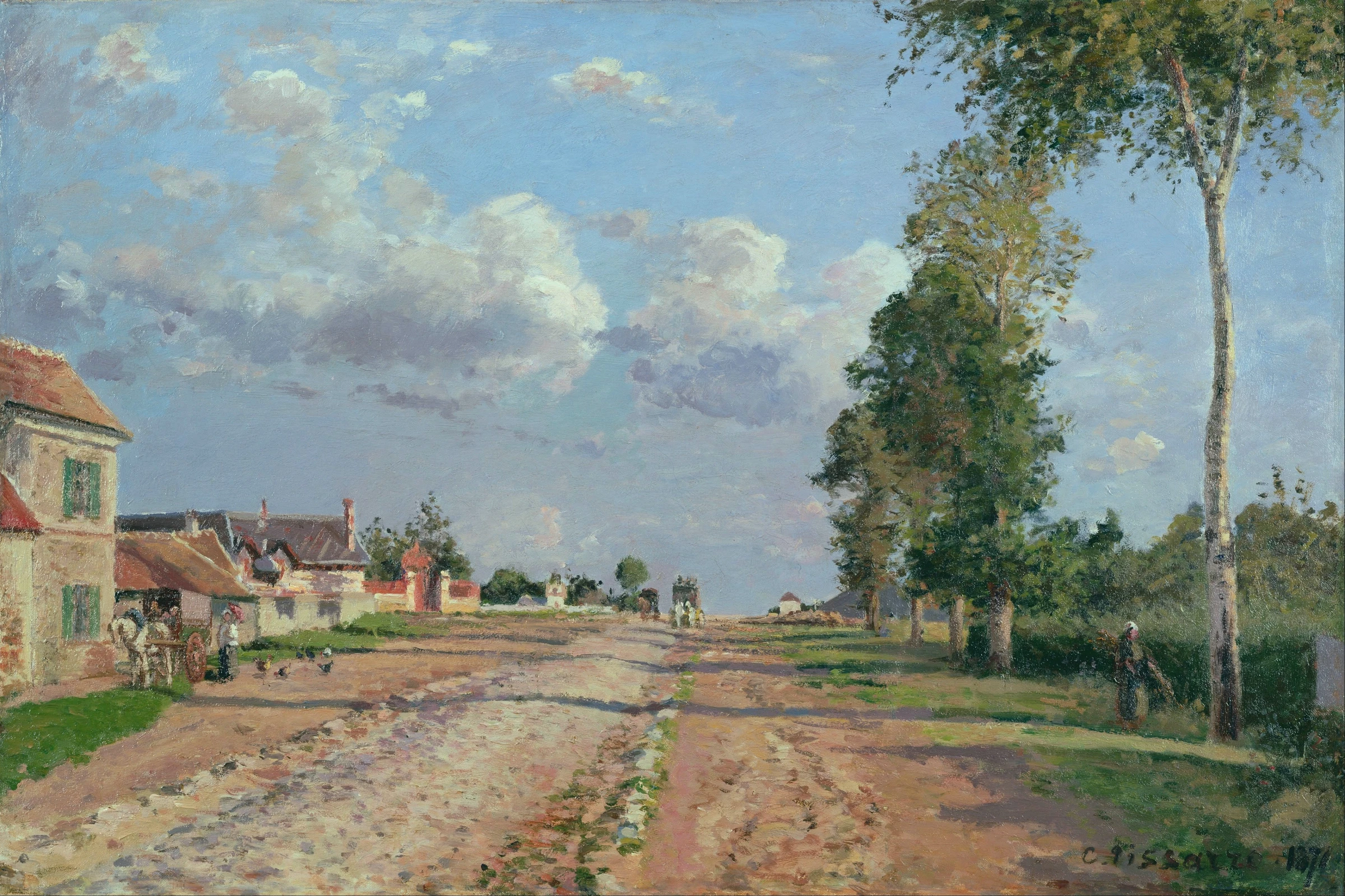 The Road to Versailles, Rocquencourt, 1871