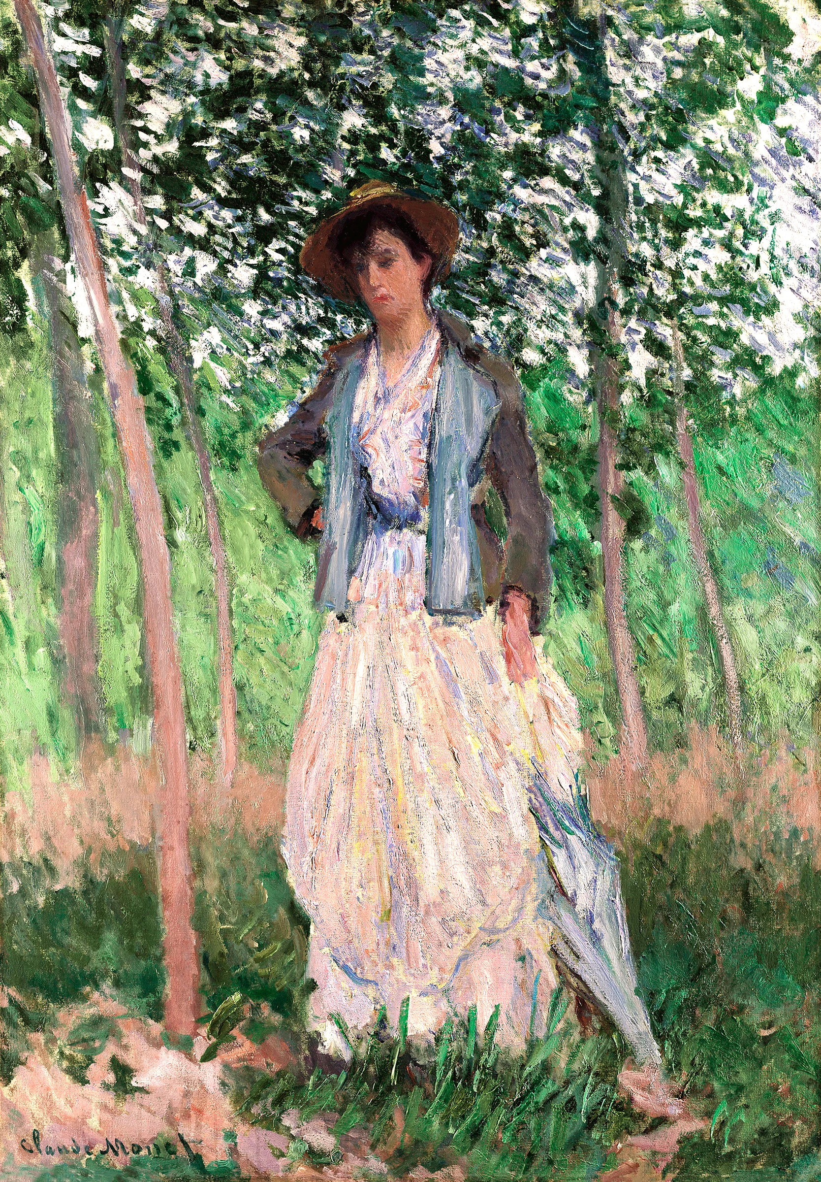 The Stroller (1887) by Claude Monet