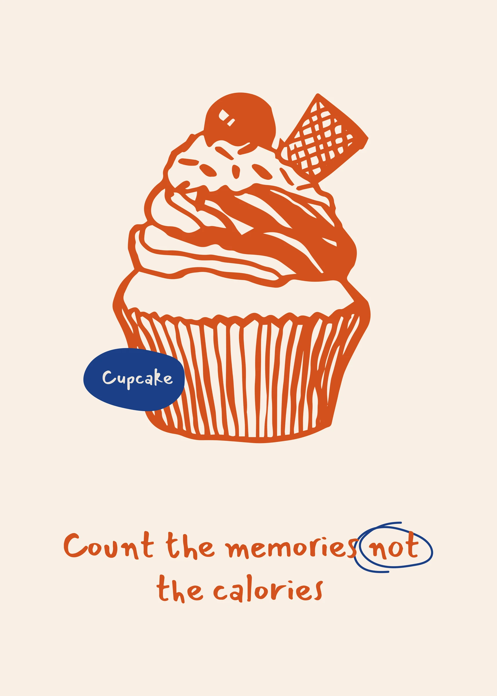 Cupcake Memories Print