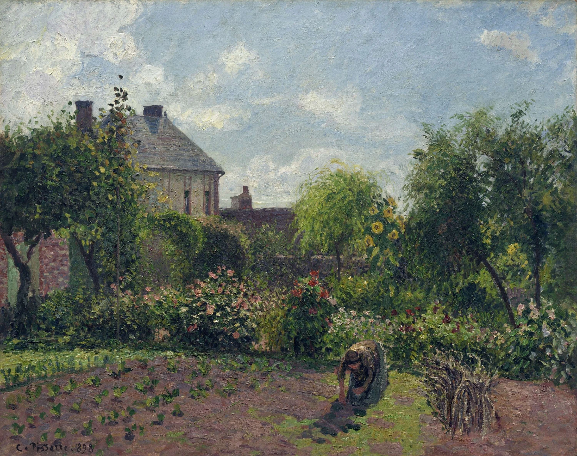 Working in the Garden, 1898