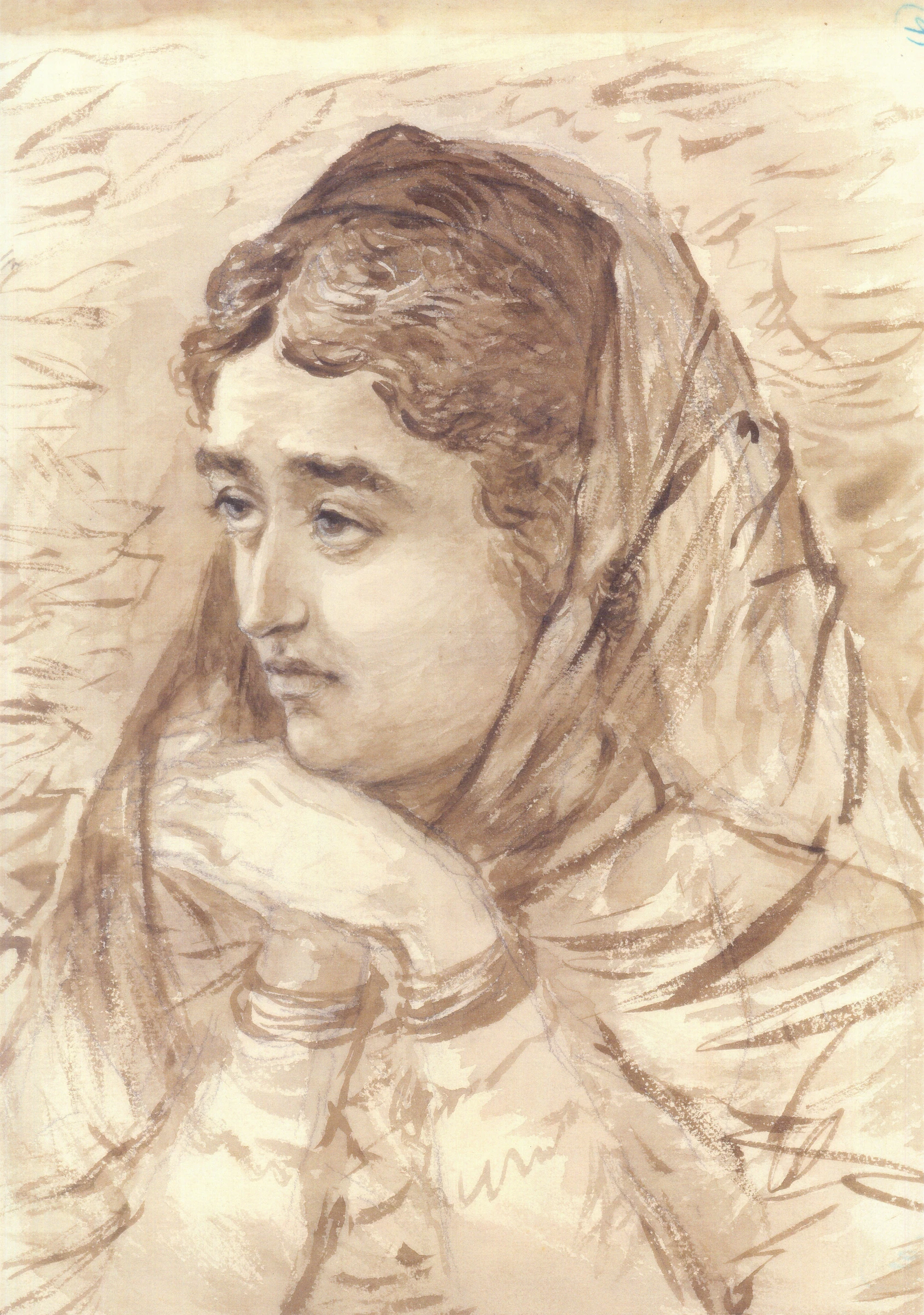 Woman With Melancholy Expression