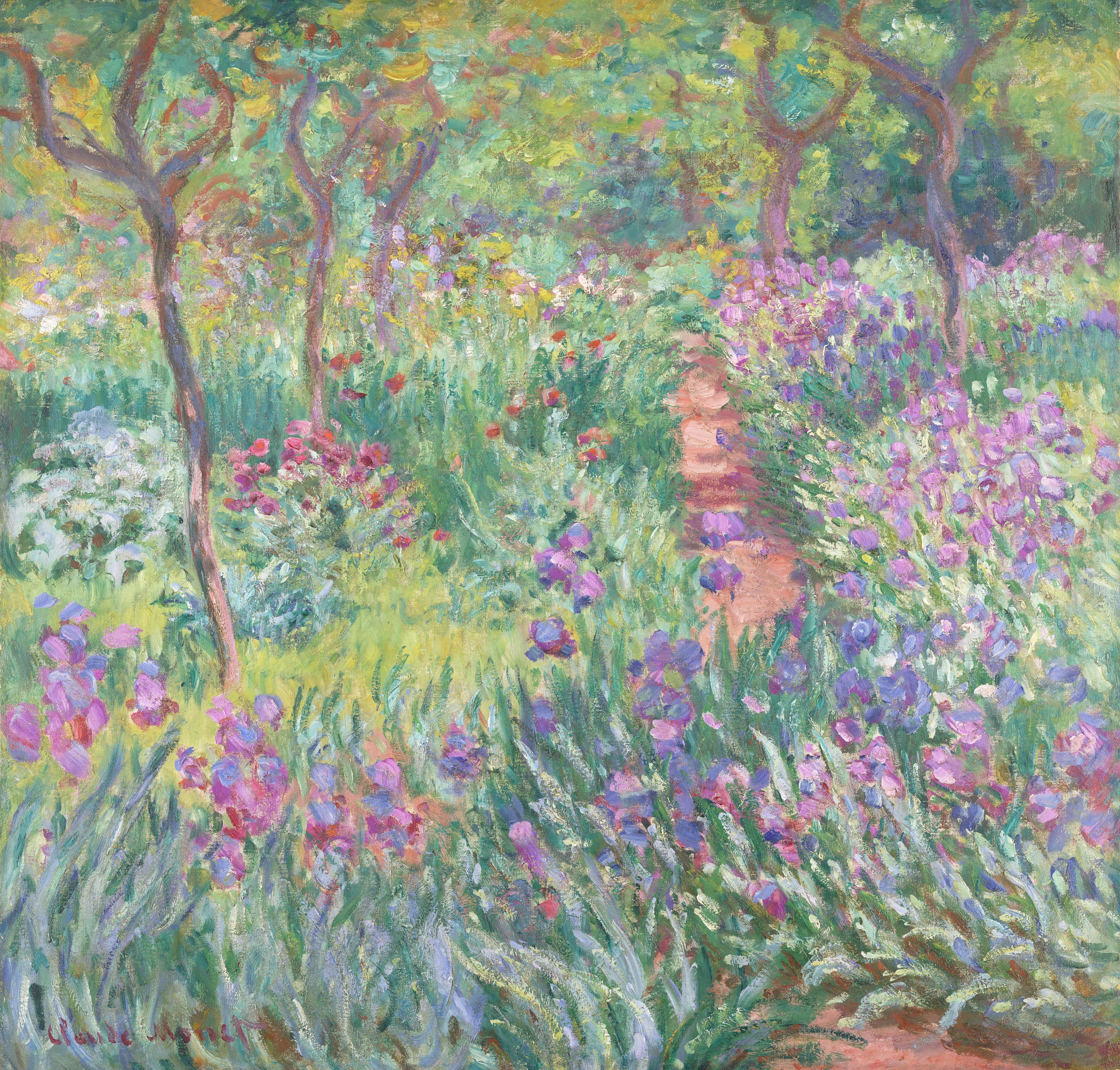 The Artist?s Garden in Giverny (1900) by Claude Monet