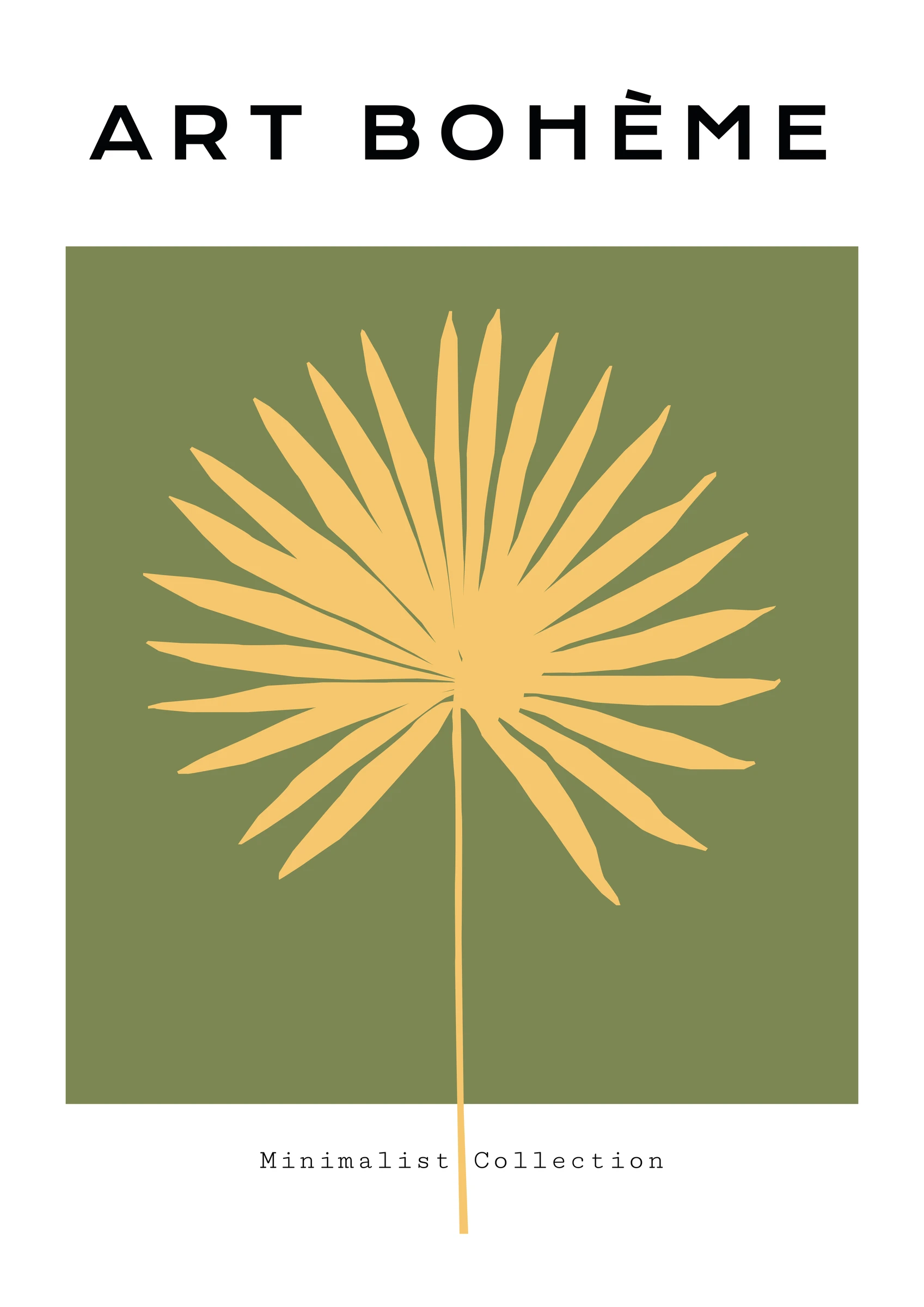 Art Boheme Palm Leaf Poster