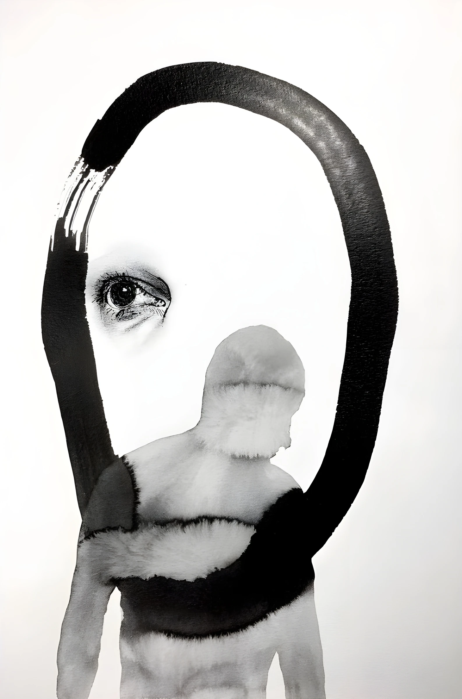 Face Enclosed by a Dark Loop