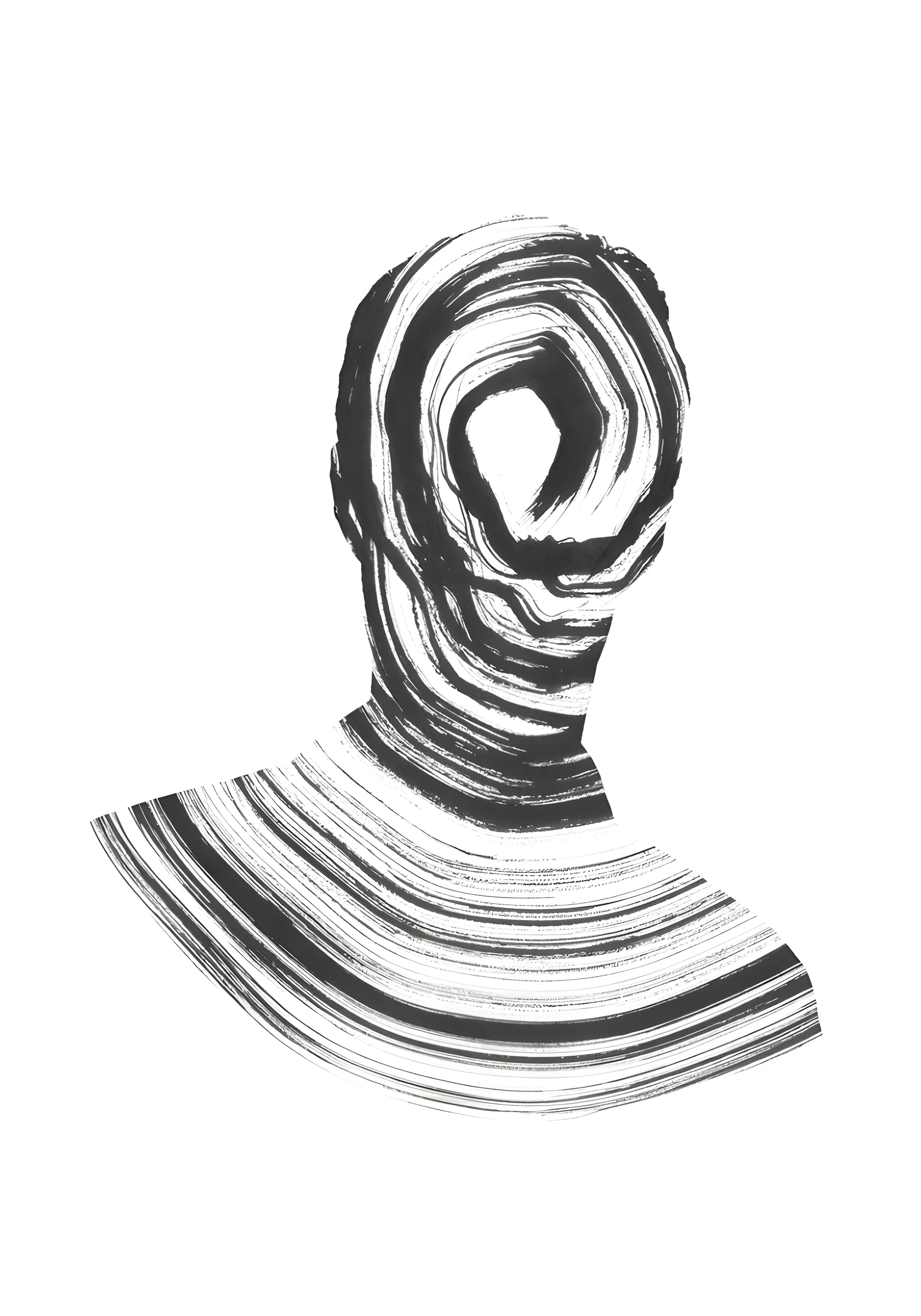 Striped Head and Shoulders