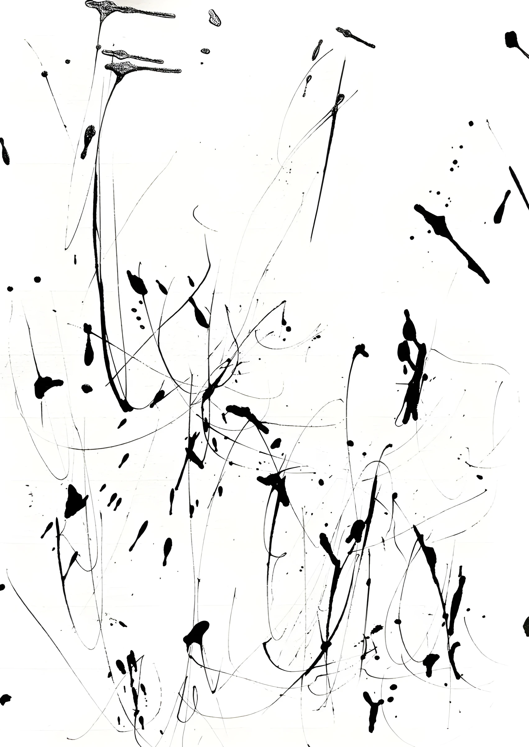 Scattered Fine Ink Gestures