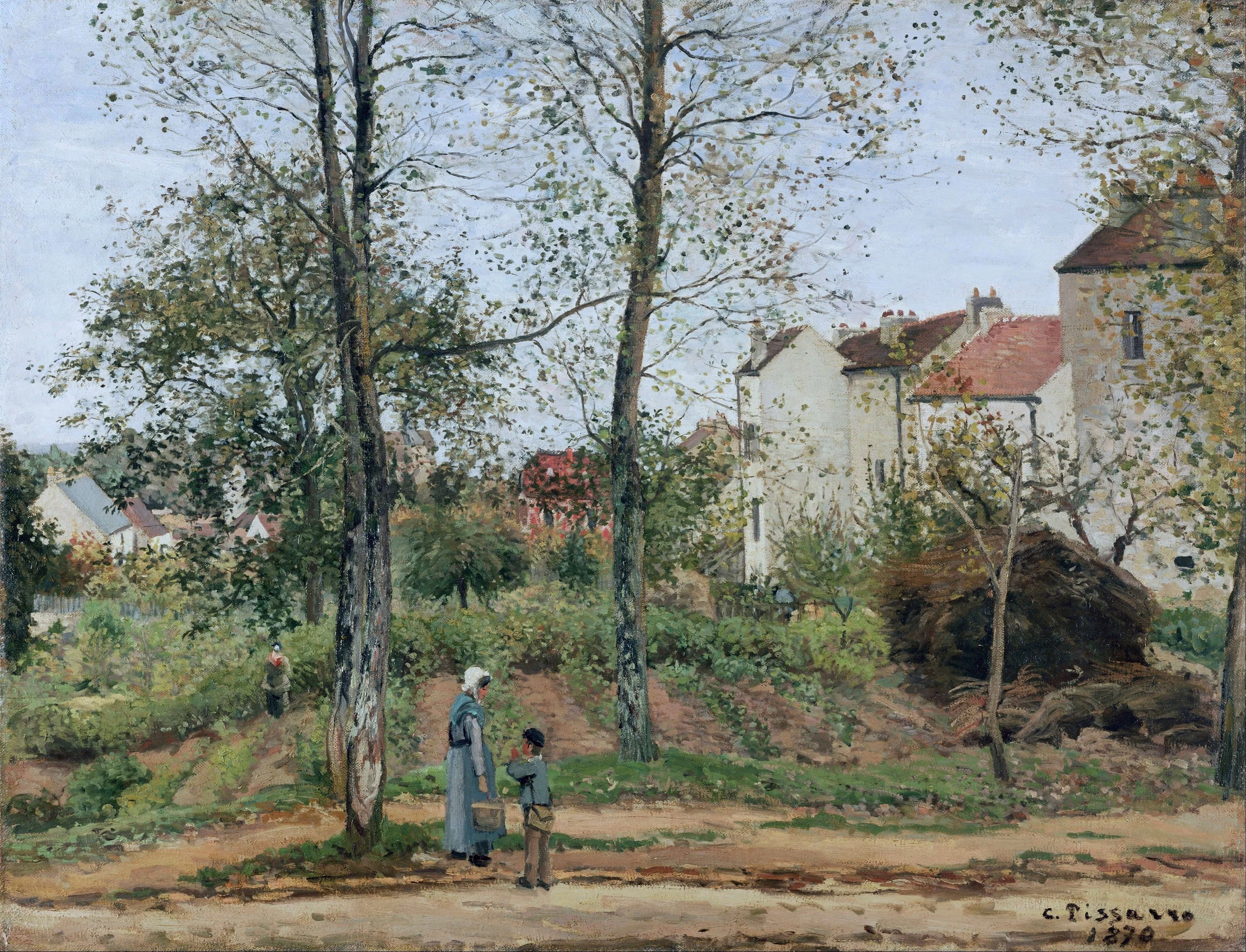 Landscape near Louveciennes, 1870 01