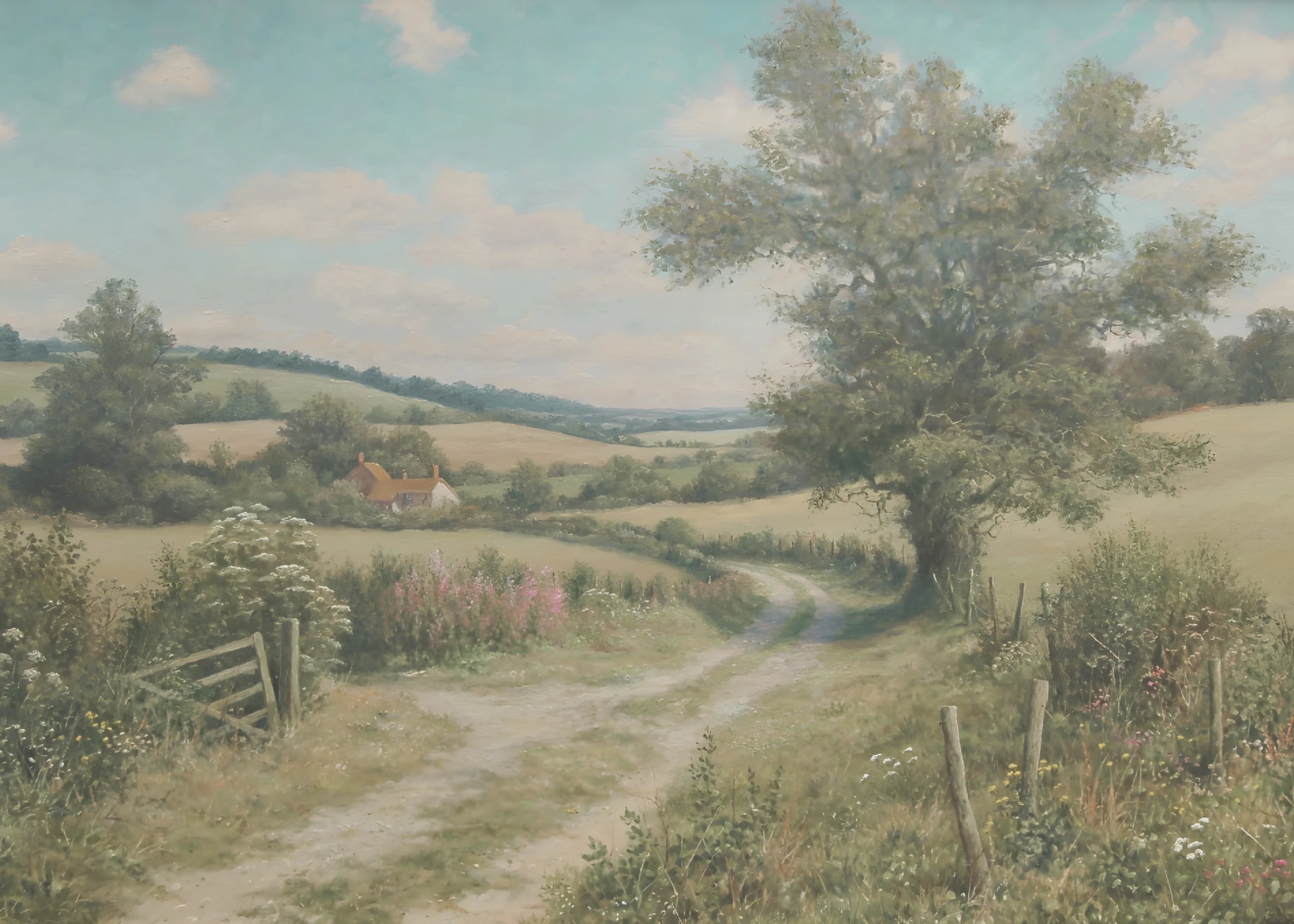 Winding Country Lane