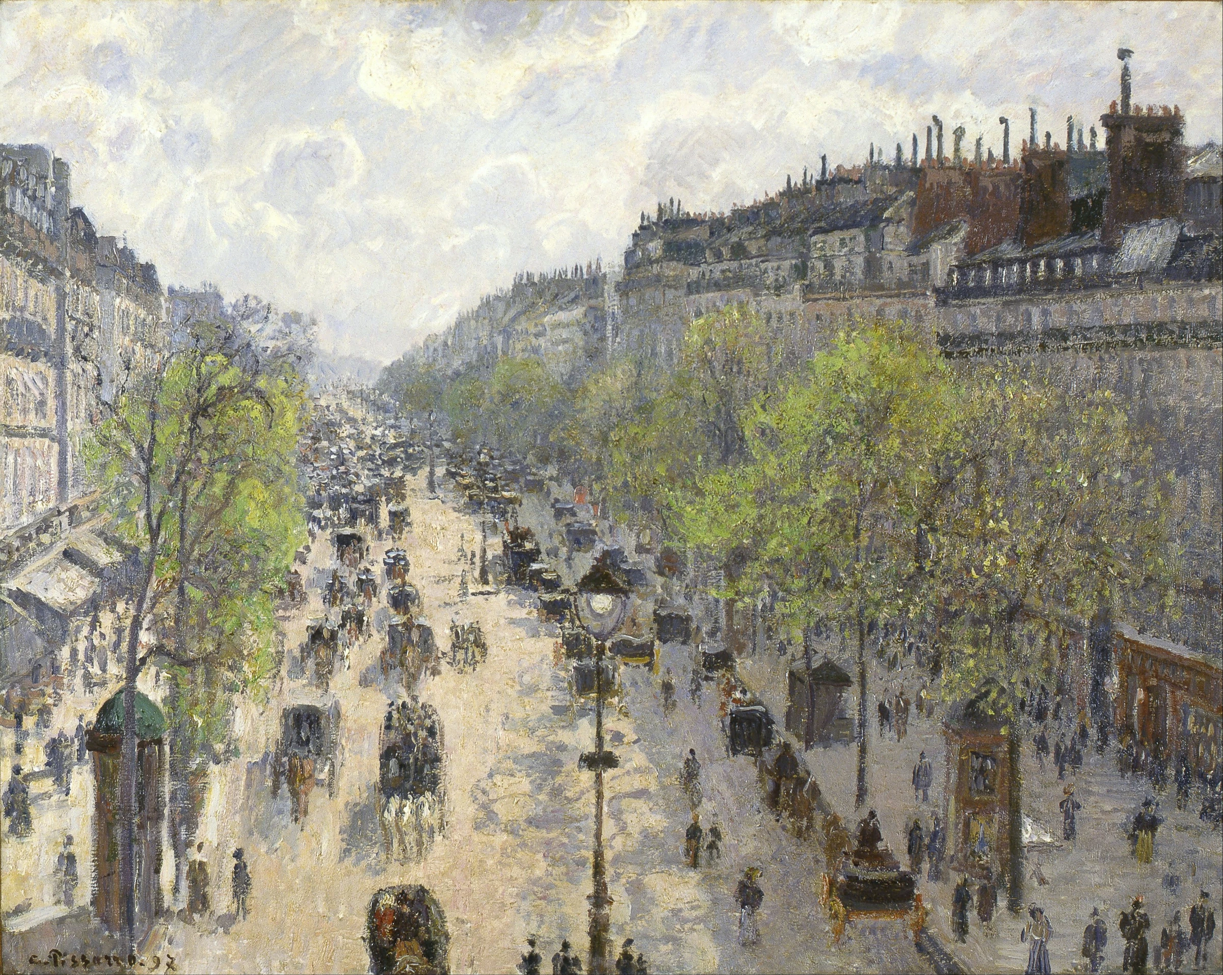 Boulevard Montmartre Spring, 1897