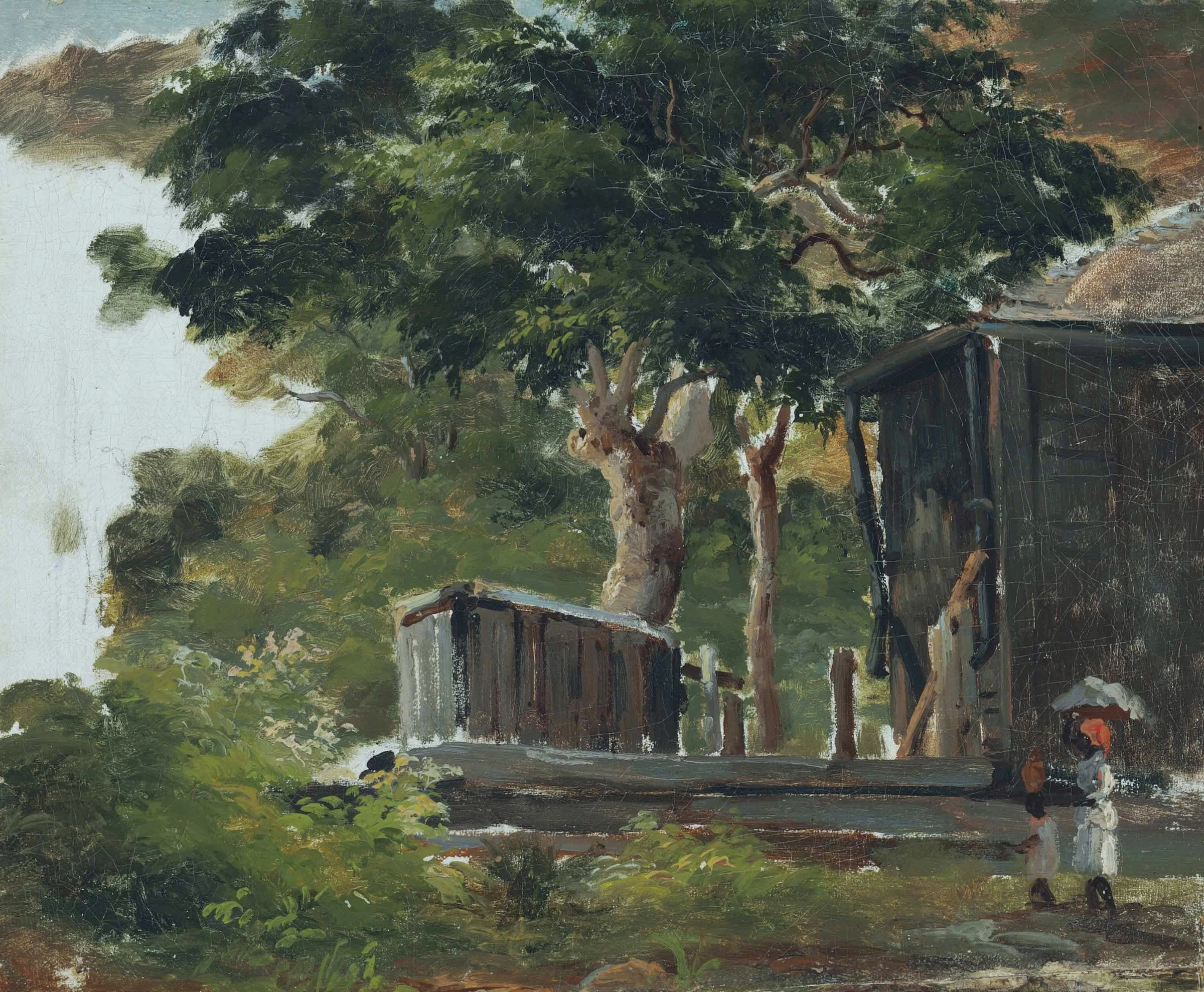 Landscape with House in the Woods in Saint Thomas, Antilles, 1854 55