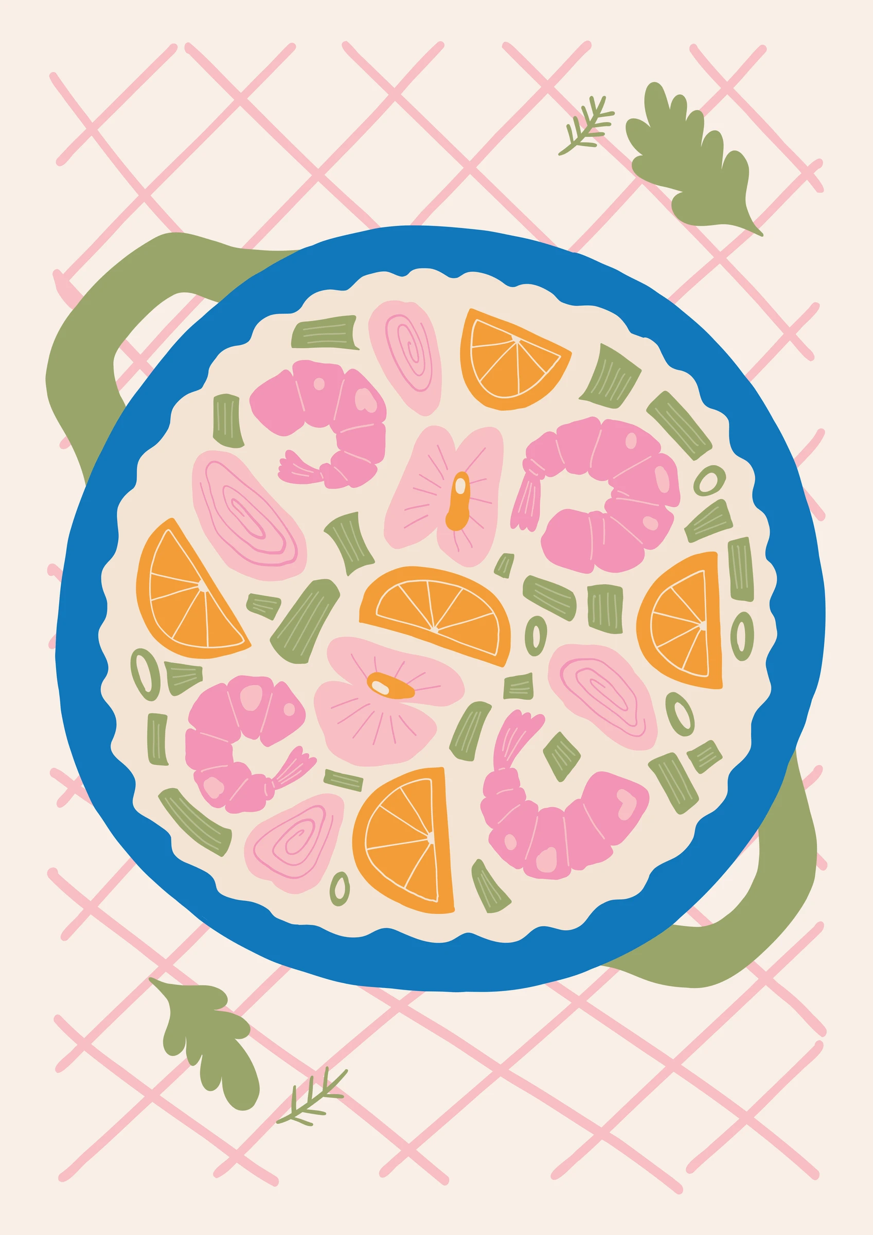 Colorful Salad Plate