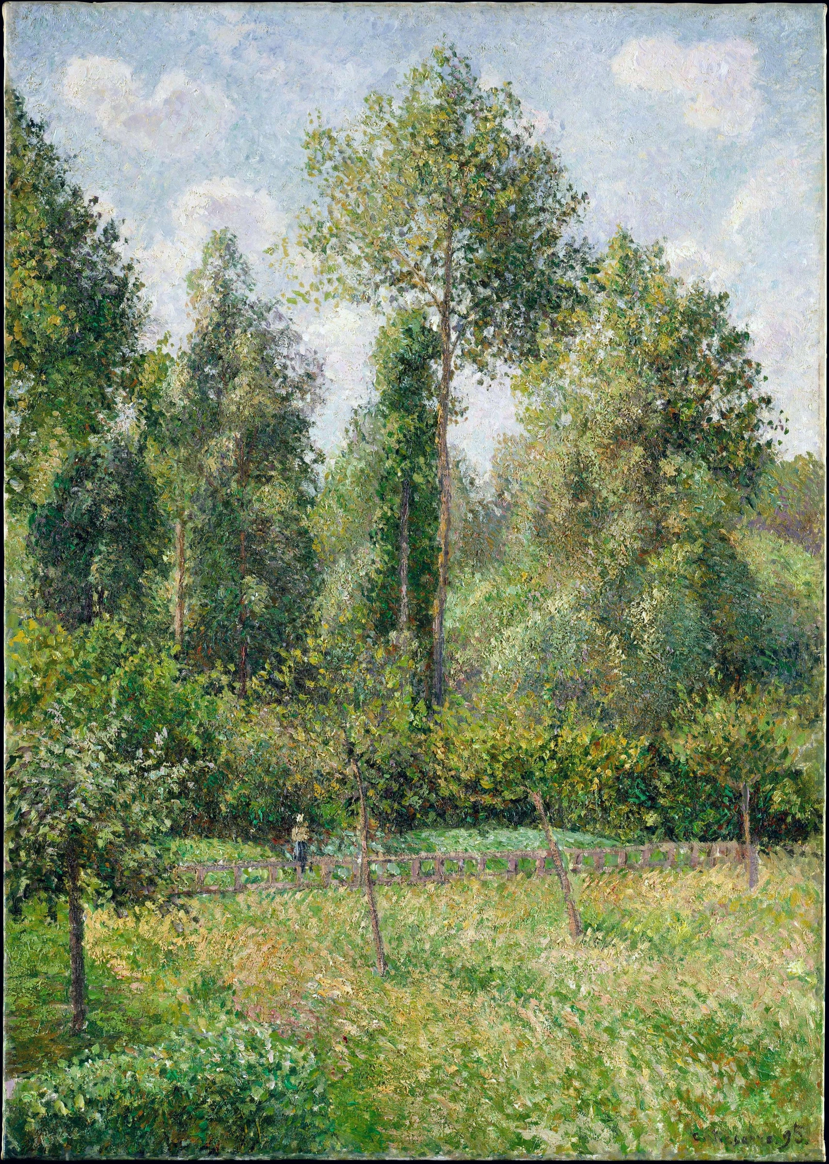 Poplars, Eragny, 1895