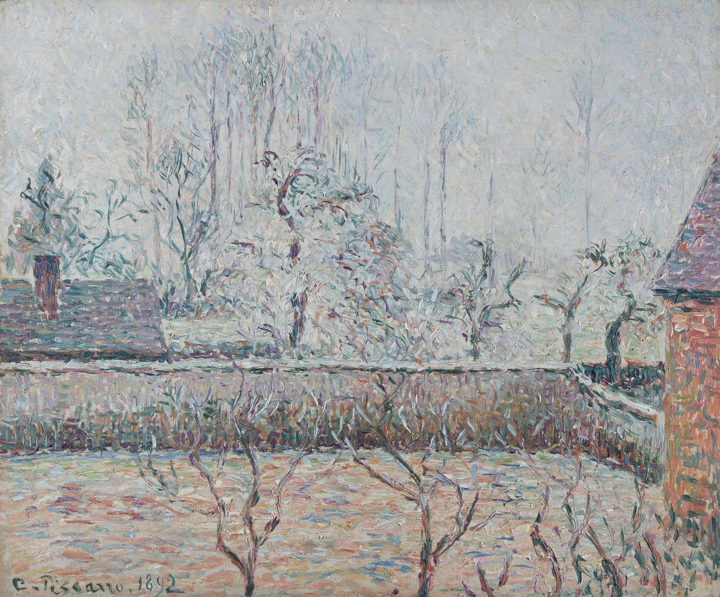 Landscape, Frost and Fog, Eragny, 1892