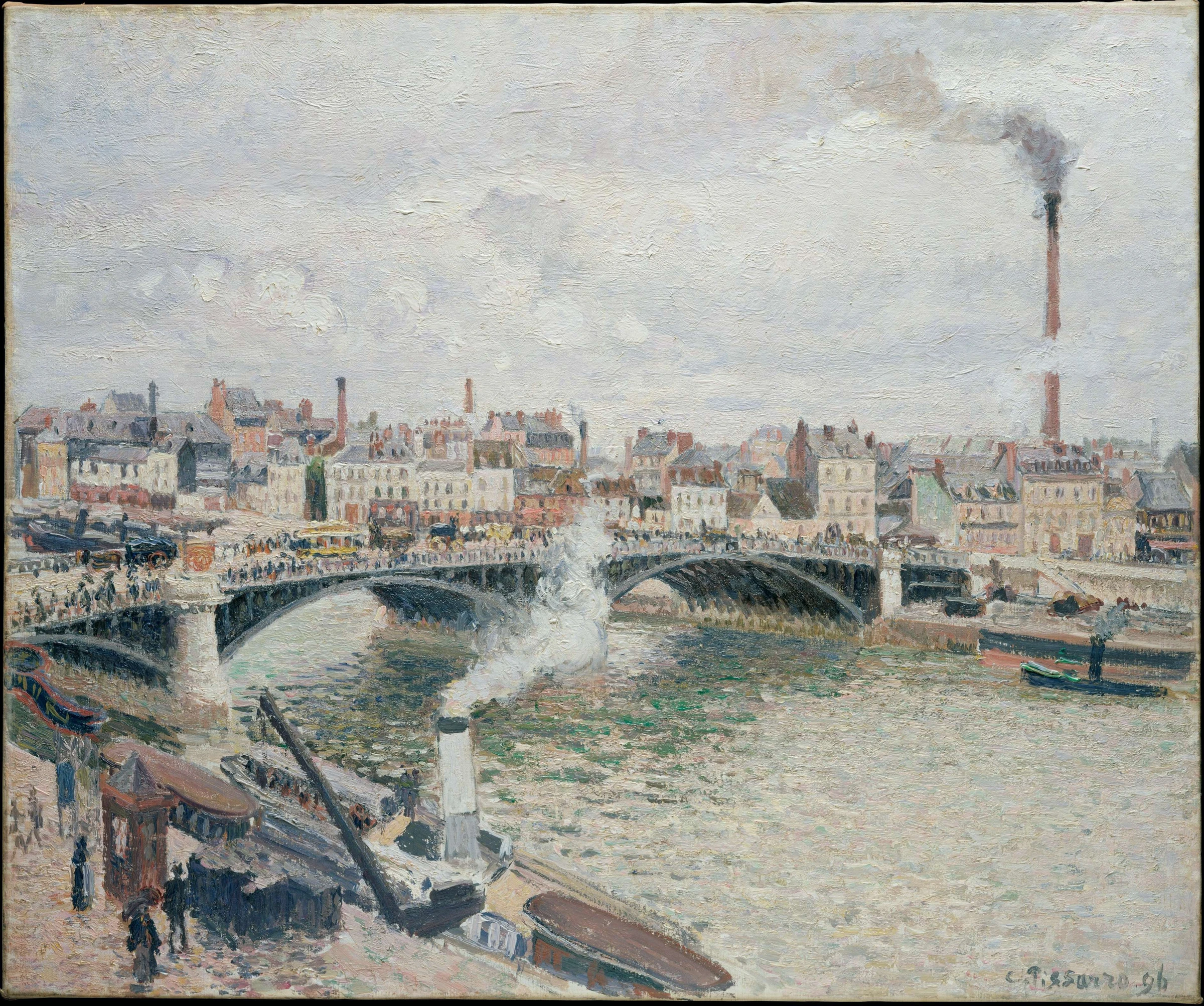 Morning, Overcast Day, Rouen, 1896