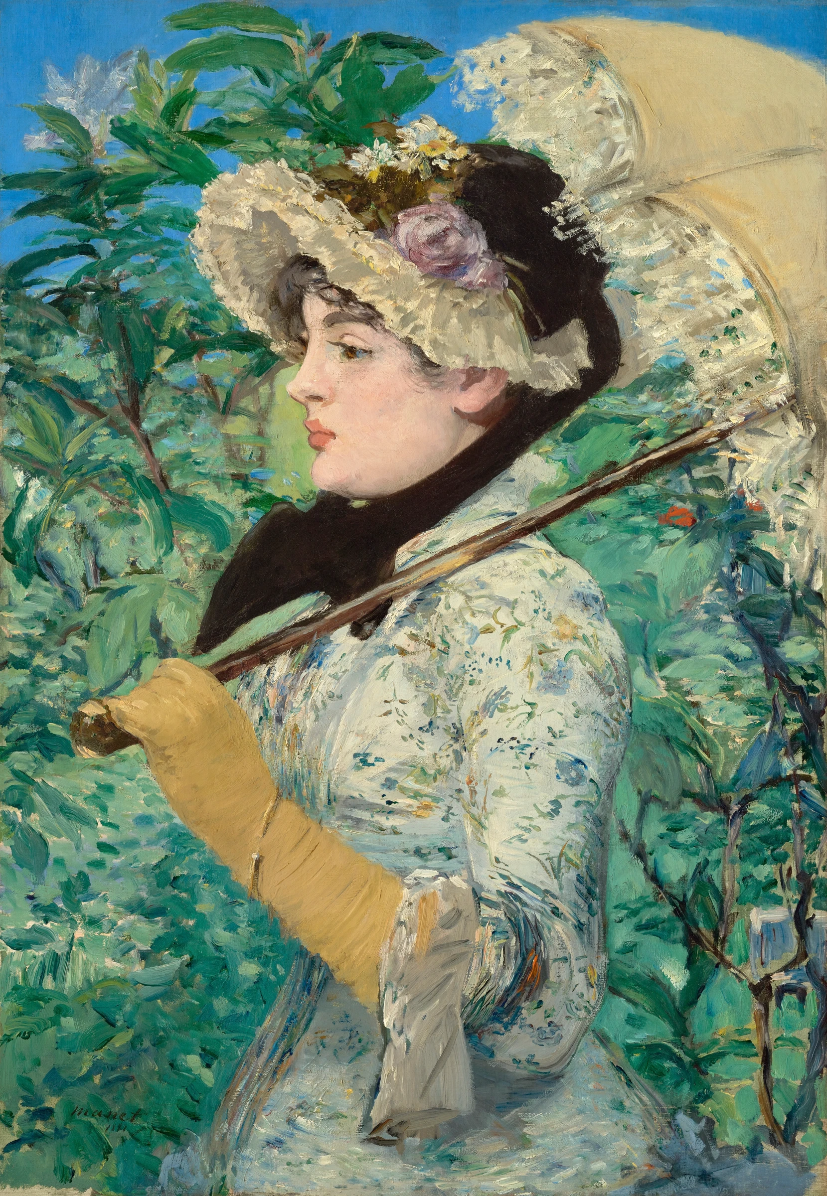 Jeanne Spring (1881) painting in
