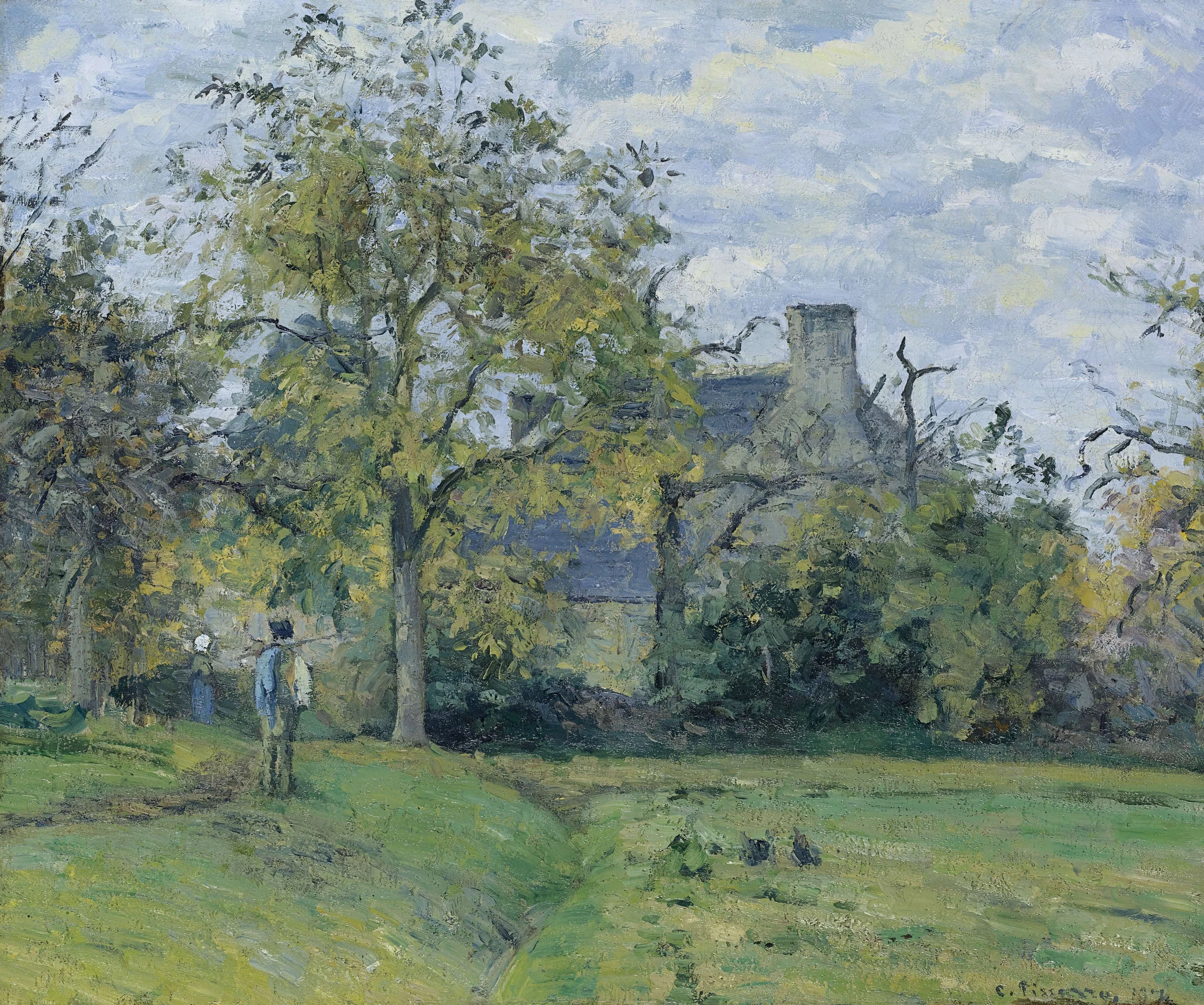 The House of Piette at Montfoucault, 1874