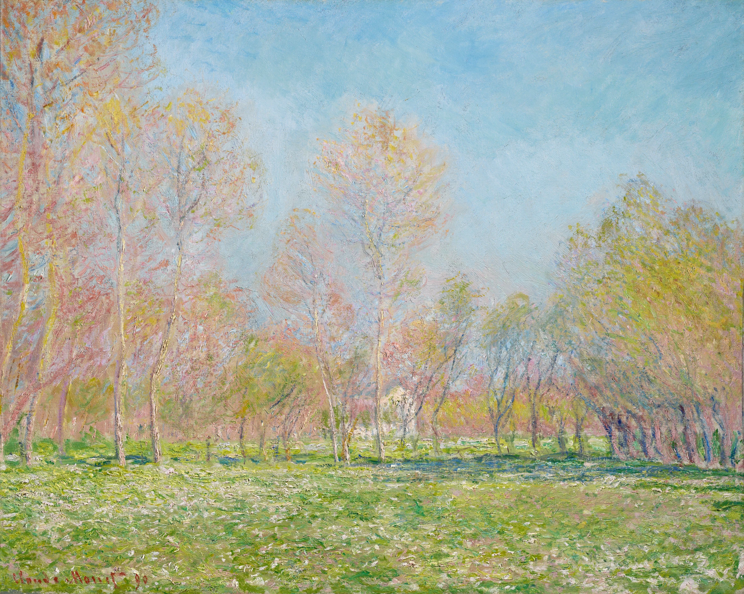 Claude Monet's Spring in Giverny (1890)