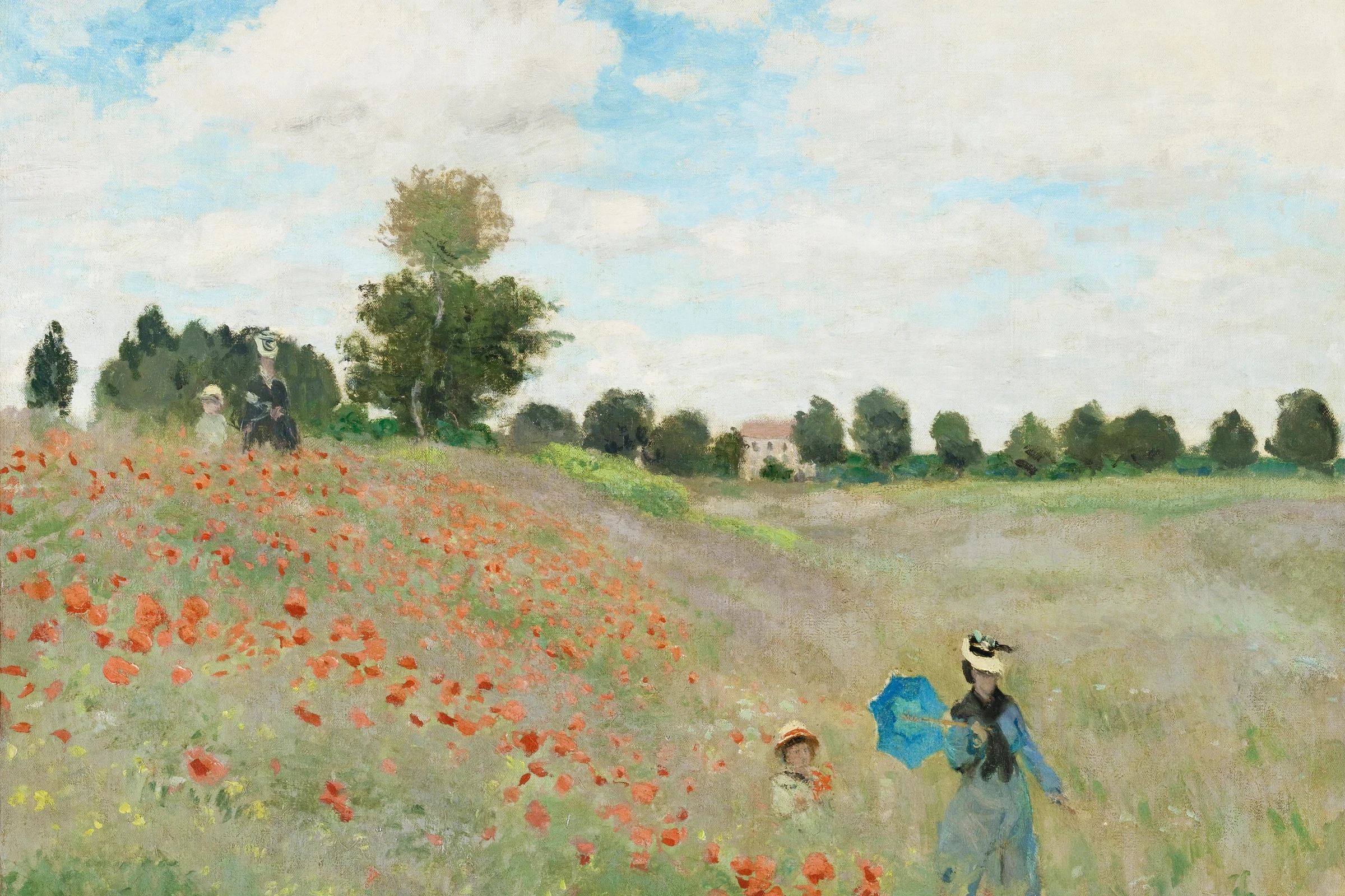 Claude Monet's The Poppy Field near Argenteuil (1873)