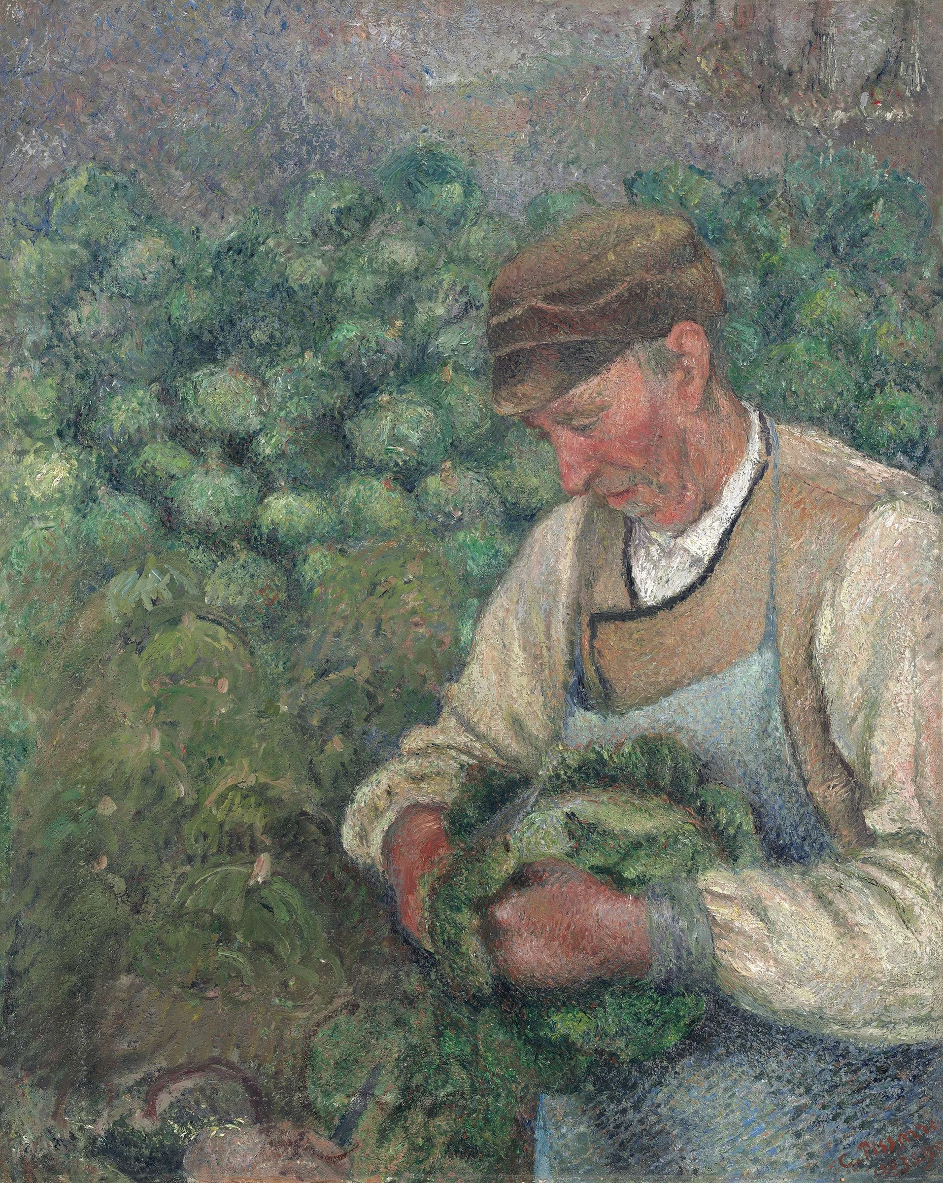 The Gardener, Old Peasant with Cabbage, 1883 89