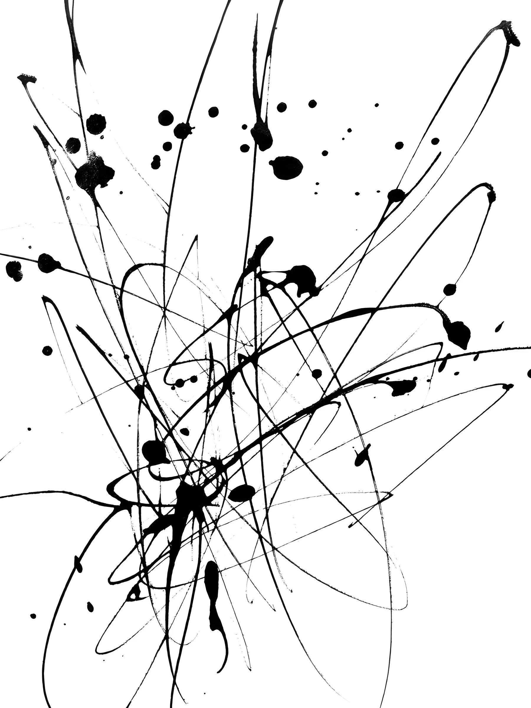 Energetic Ink Loops and Dots